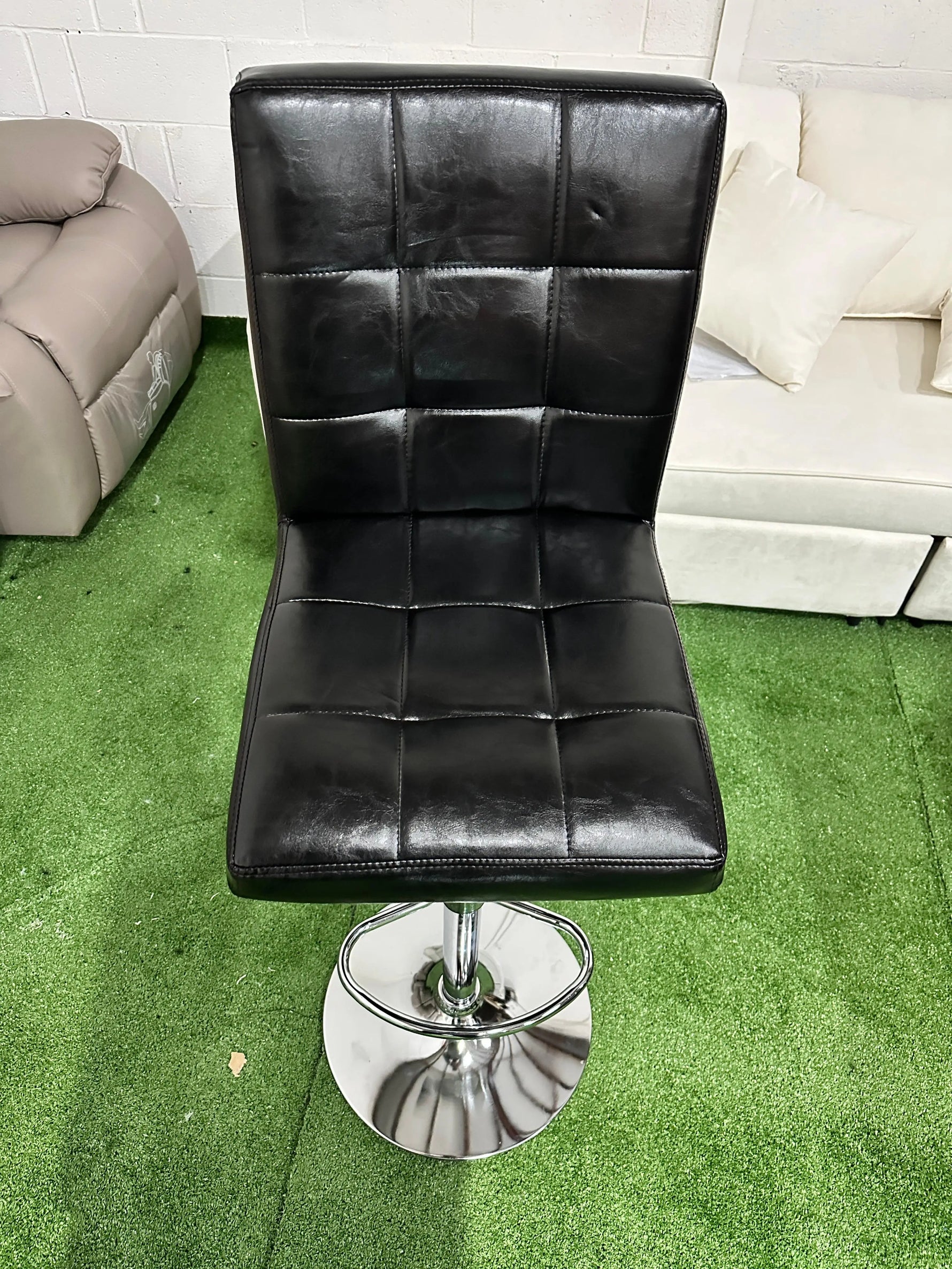 Brand New Black Adjustable Bar Chair | ADELAIDE