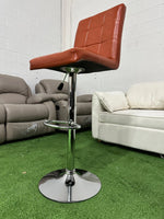 Brand New Brown Adjustable Bar Chair | ADELAIDE