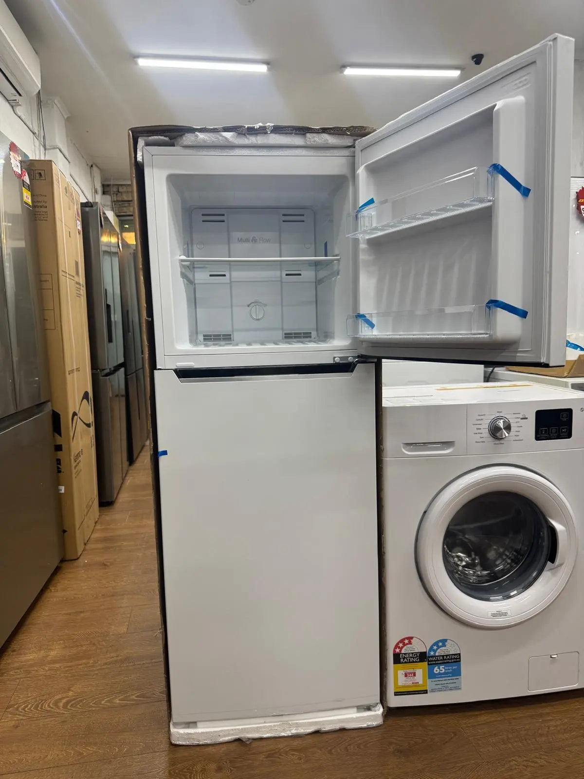 Brand New CHiQ 202L Fridge + Stirling 6kg Washer Combo | RESERVOIR