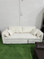 Brand New Cream Pull-Out Sofa Bed | ADELAIDE