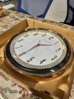 Brand New Decorative Crystal Wall Clock | ADELAIDE