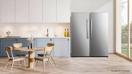 Brand New Hisense 384L Single Door Hybrid Fridge Freezer hrvf384s | ALEXANDRIA