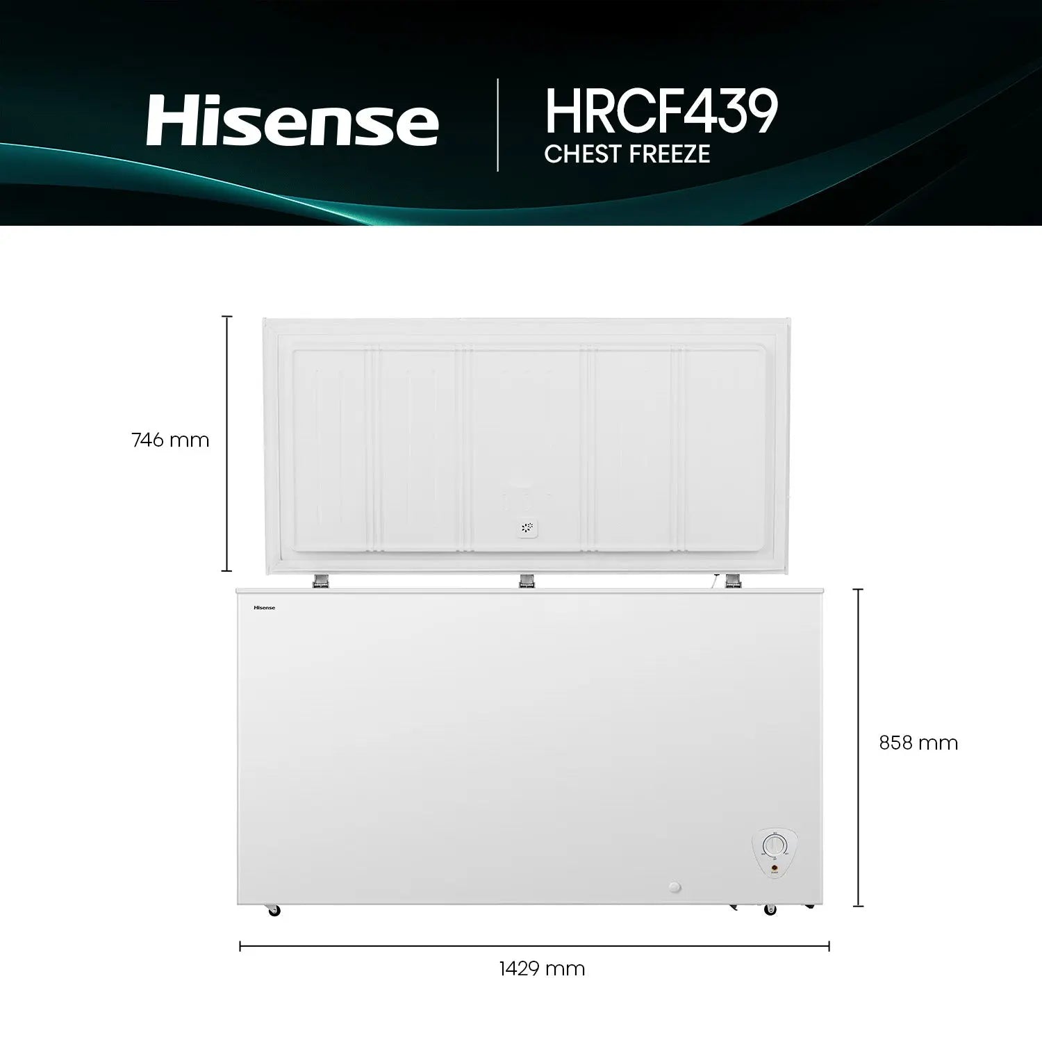 Brand New Hisense 440L Hybrid Chest Freezer HRCF439 | ADELAIDE