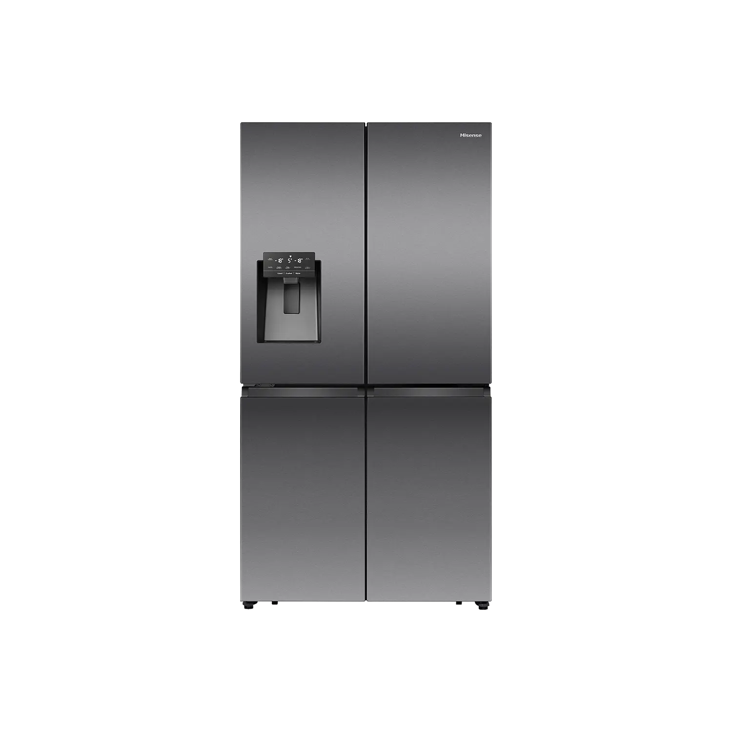Brand New Hisense 585L PureFlat Stainless Steel Quad Door Fridge Freezer HRCD586TBWB | ADELAIDE