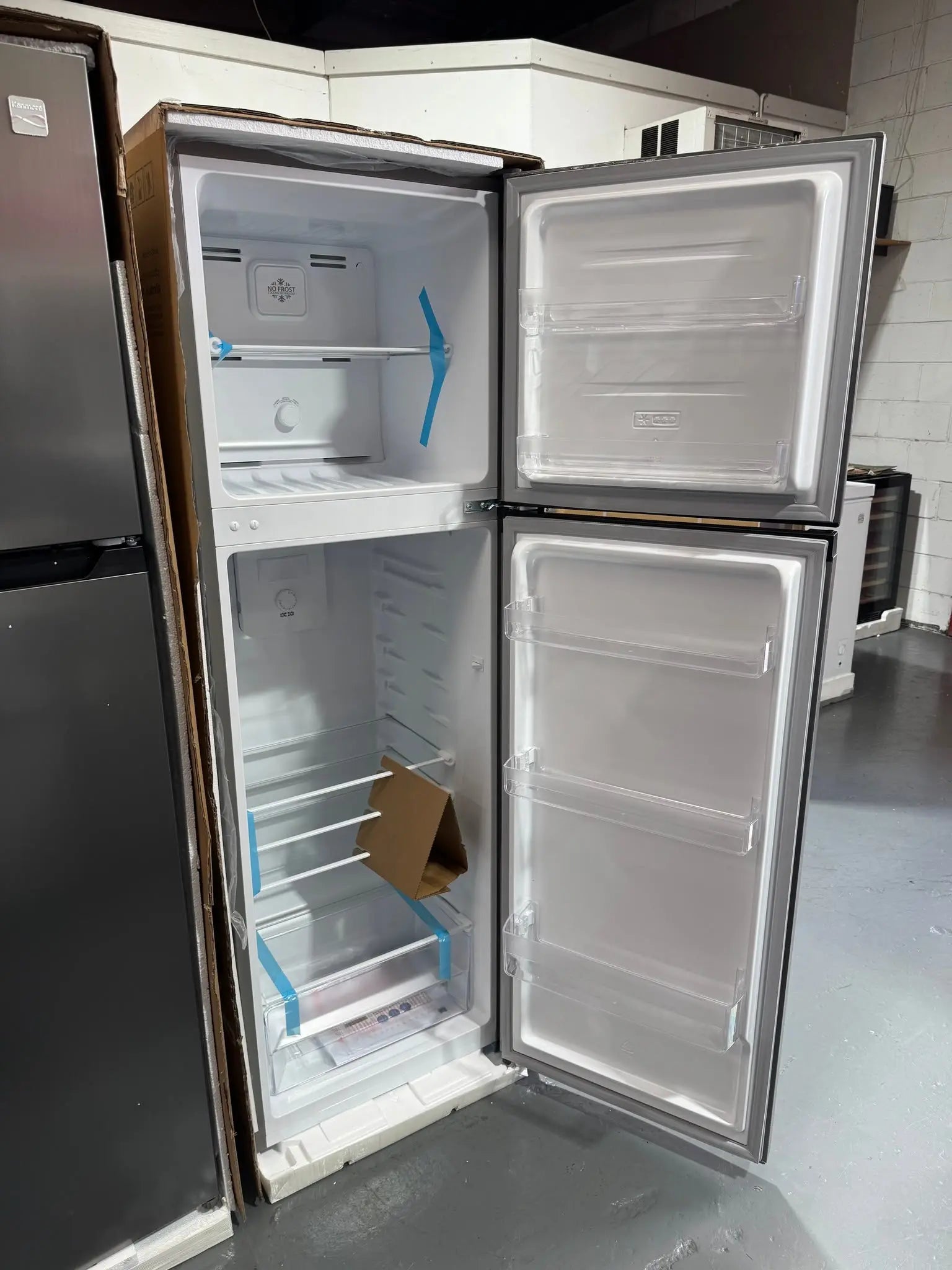 Brand New Kenmore 247L Frost Free Top Mount Fridge – Stainless Steel – 3 Year Warranty | ADELAIDE