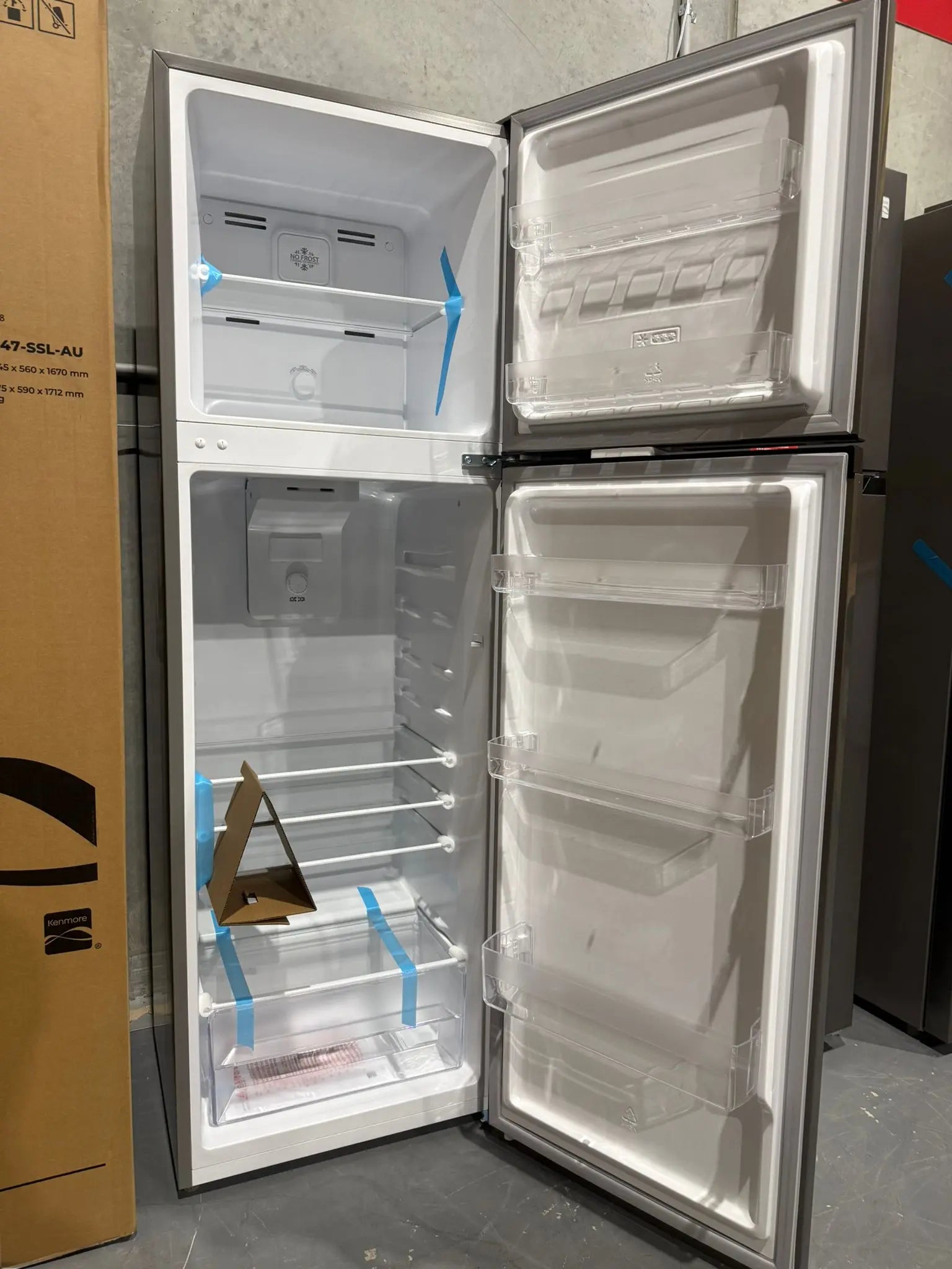Brand New Kenmore 247L Refrigerator Freezer – Model KKTM560X247-SSL-AU | MELBOURNE