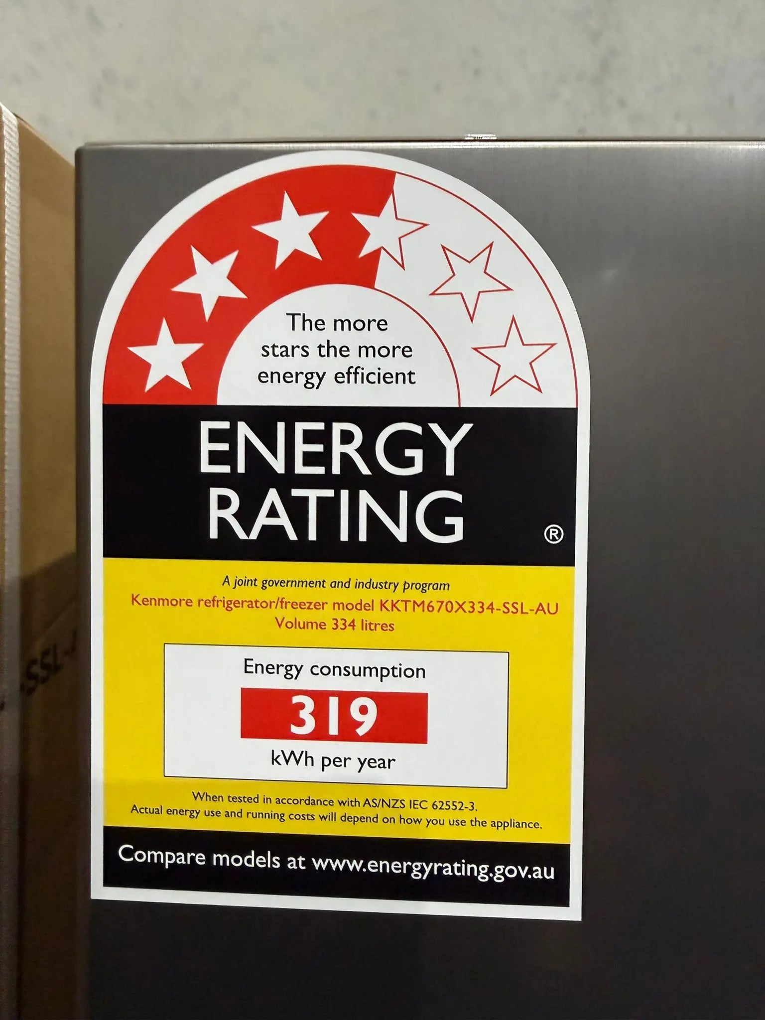 Brand New Kenmore 334L Top Mount Fridge – Model KKTM670X334 | MELBOURNE