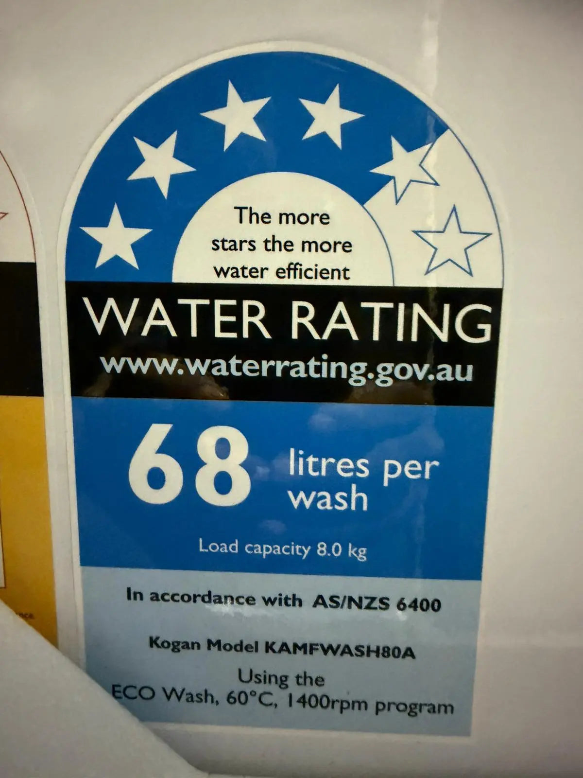 Brand New Kogan 8KG Front Load BLDC Inverter Washing Machine (White) | BRISBANE