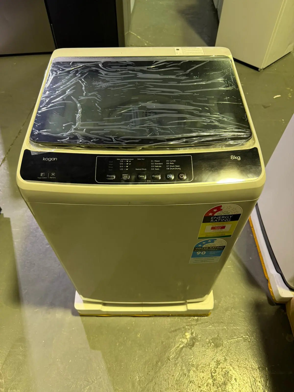 Brand New Kogan 8KG Top Load Washing Machine (Grey) | BRISBANE