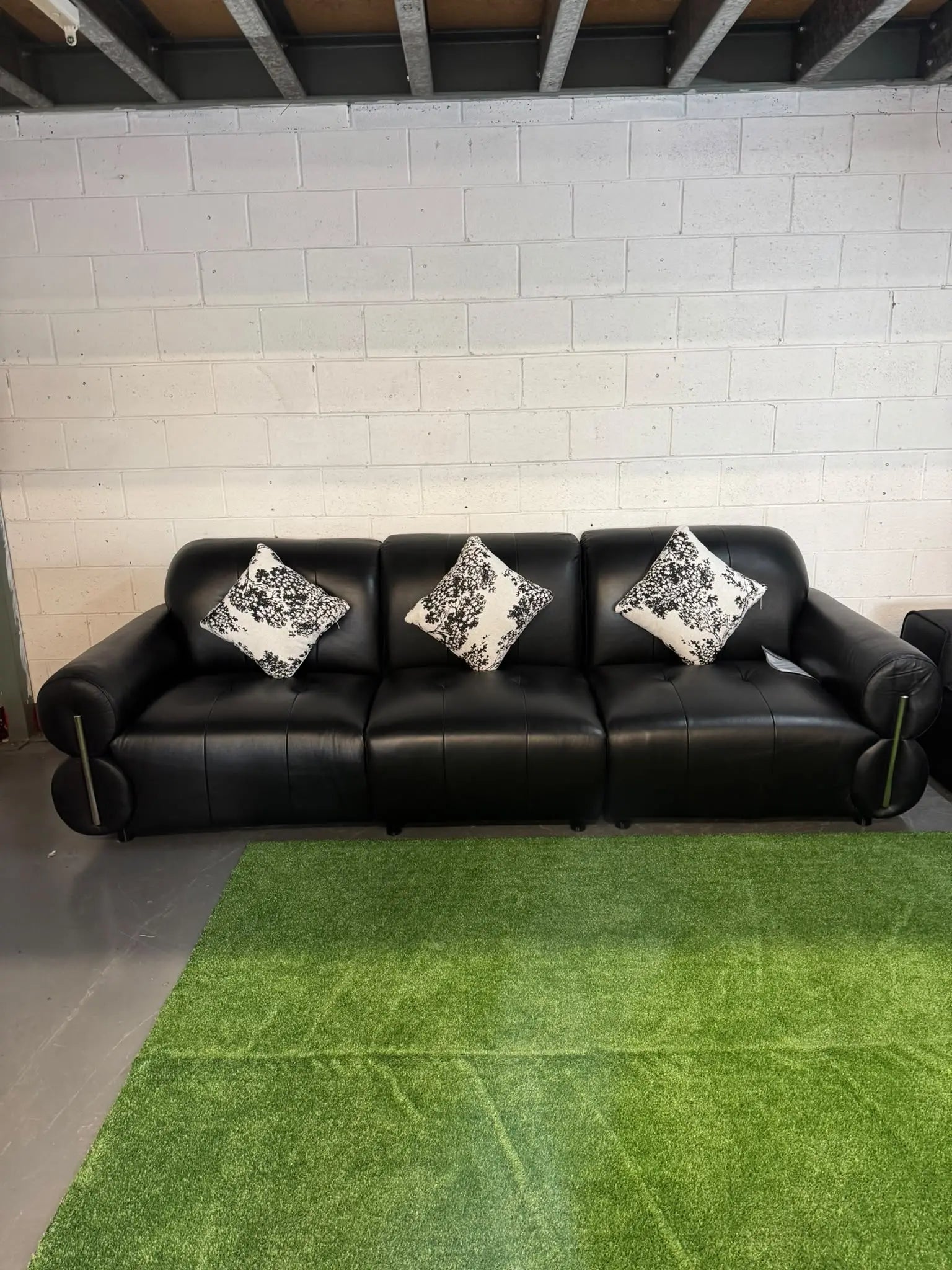 Brand New Premium Black Lounge Sofa | ALEXANDRIA