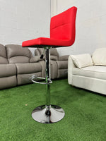 Brand New Red Adjustable Bar Chair | ADELAIDE