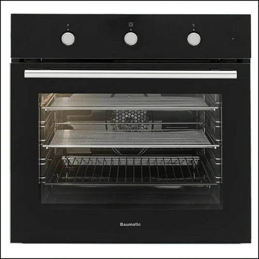 Brand new Baumatic BO5M Black Glass Electric Oven | ADELAIDE