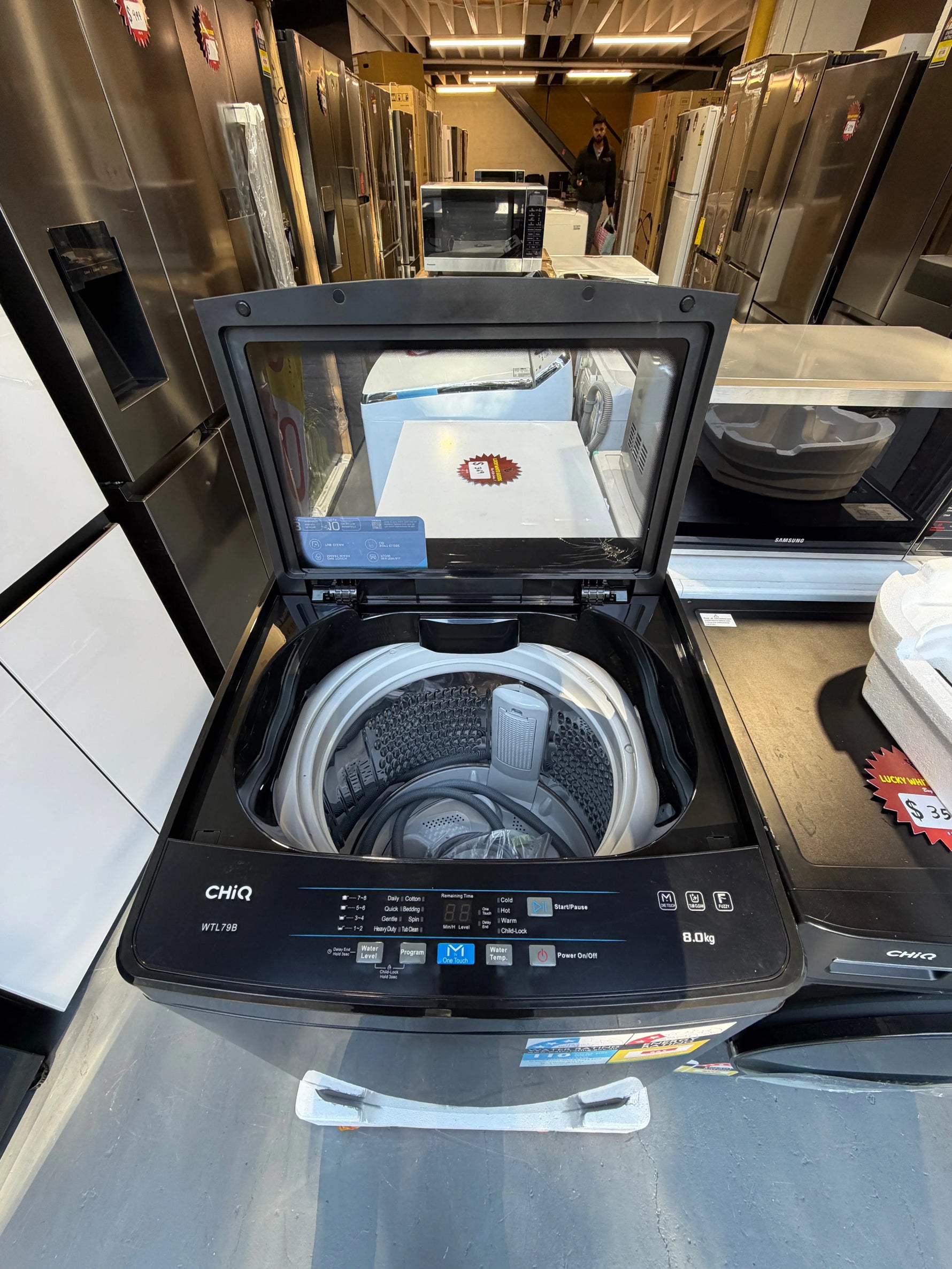 Brand new Chiq 8 kg Top Loader Washer Model Number -WTL79B