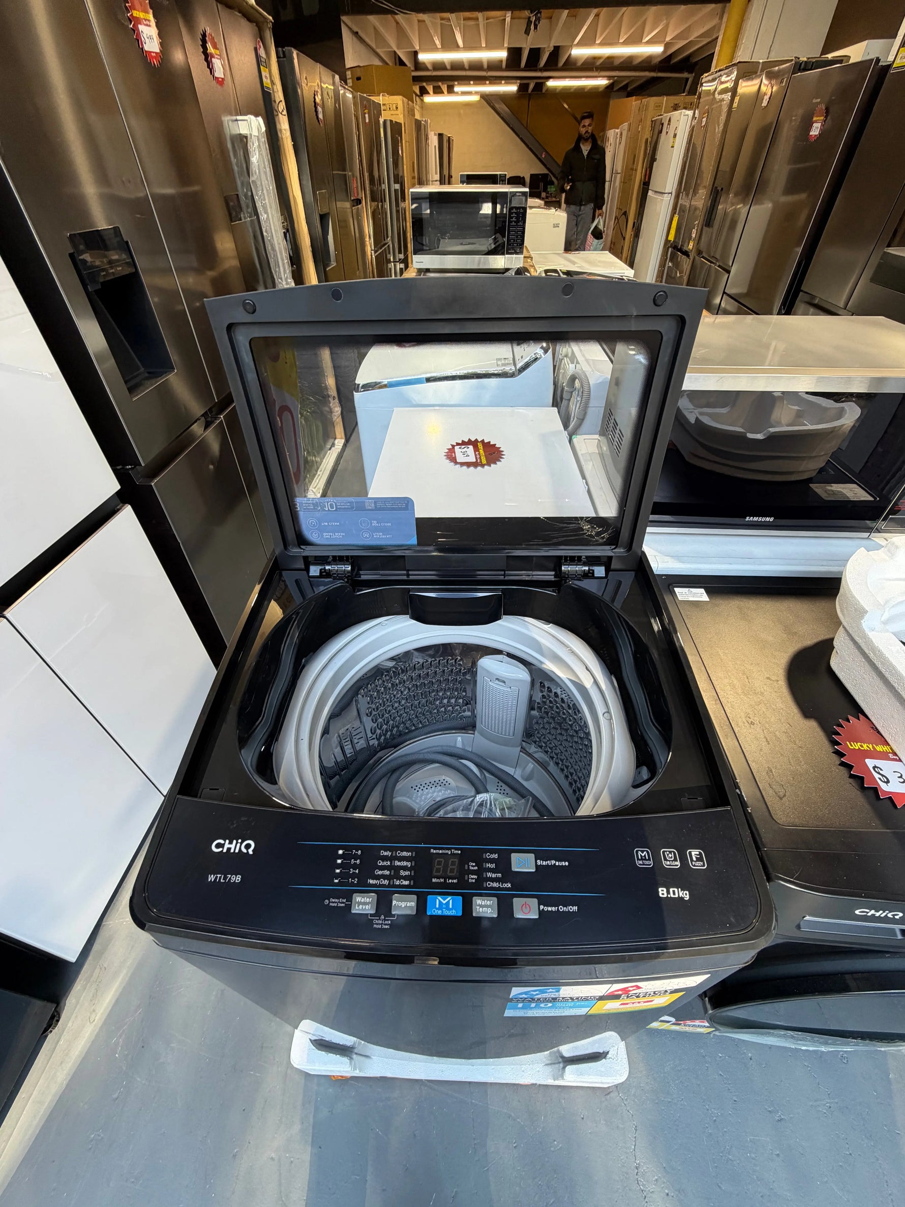 Brand new Chiq 8 kg Top Loader Washer Model Number -WTL79B