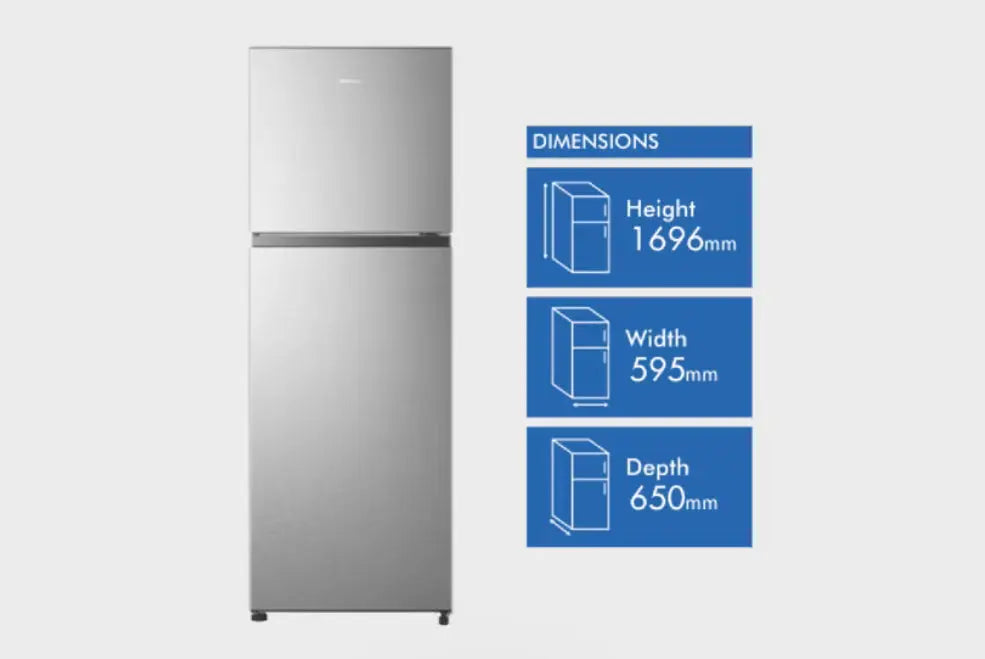 Brand new Hisense 326L Top Mount Refrigerator
HRTF325S | ADELAIDE