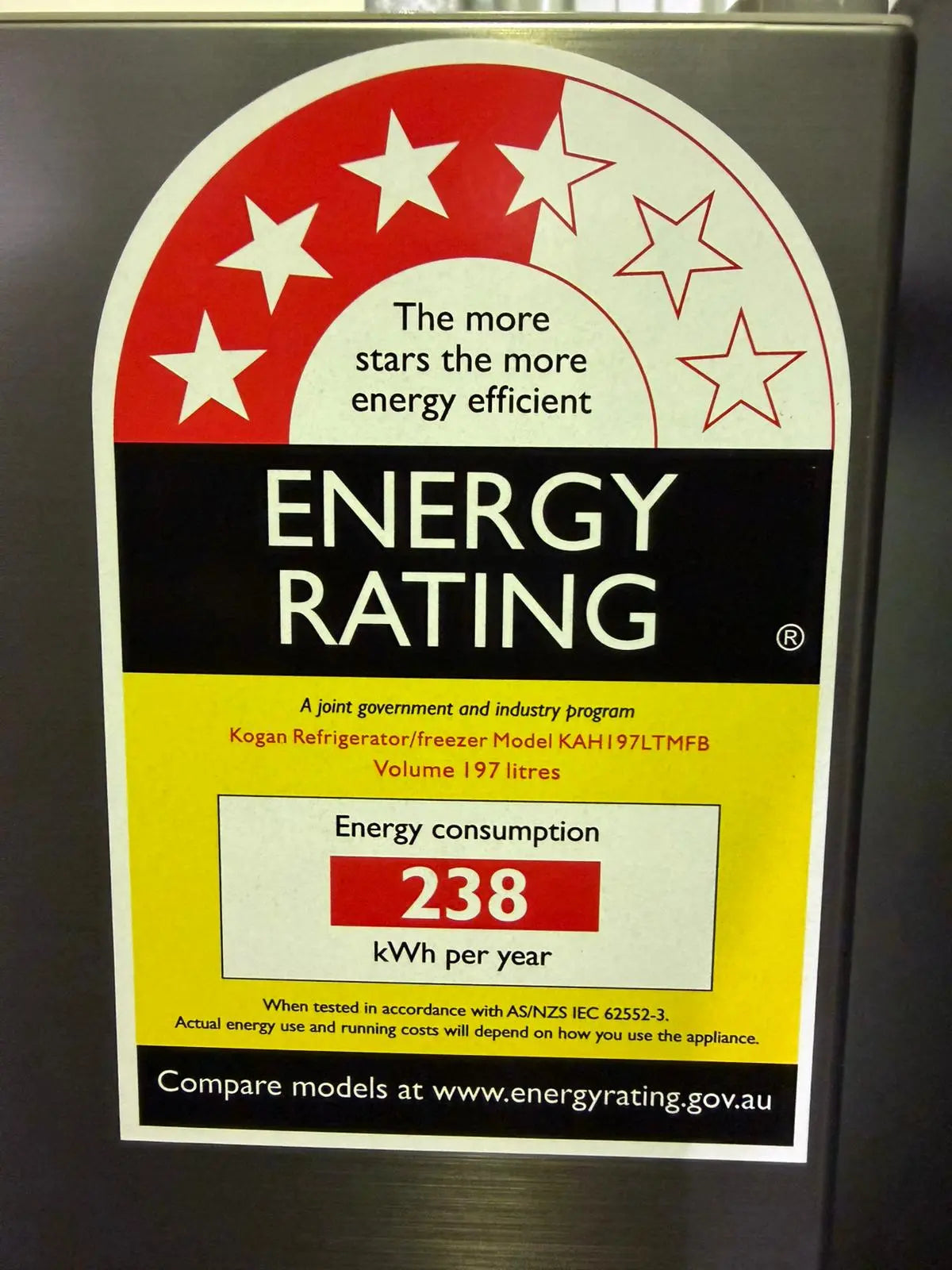 Brand new Kogan 197 L fridge freezer | BRISBANE