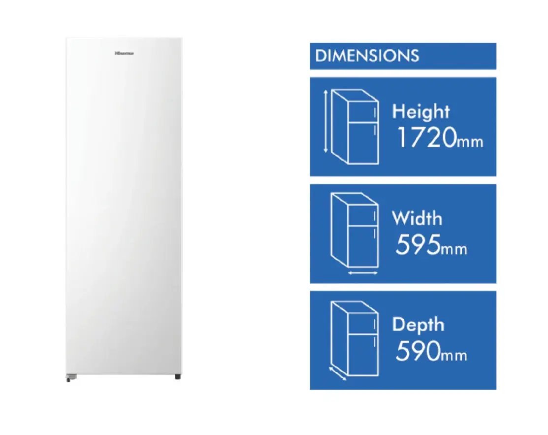 Brand new box Hisense 240 ltr upright freezer Model no - Hrvf240 | SYDNEY