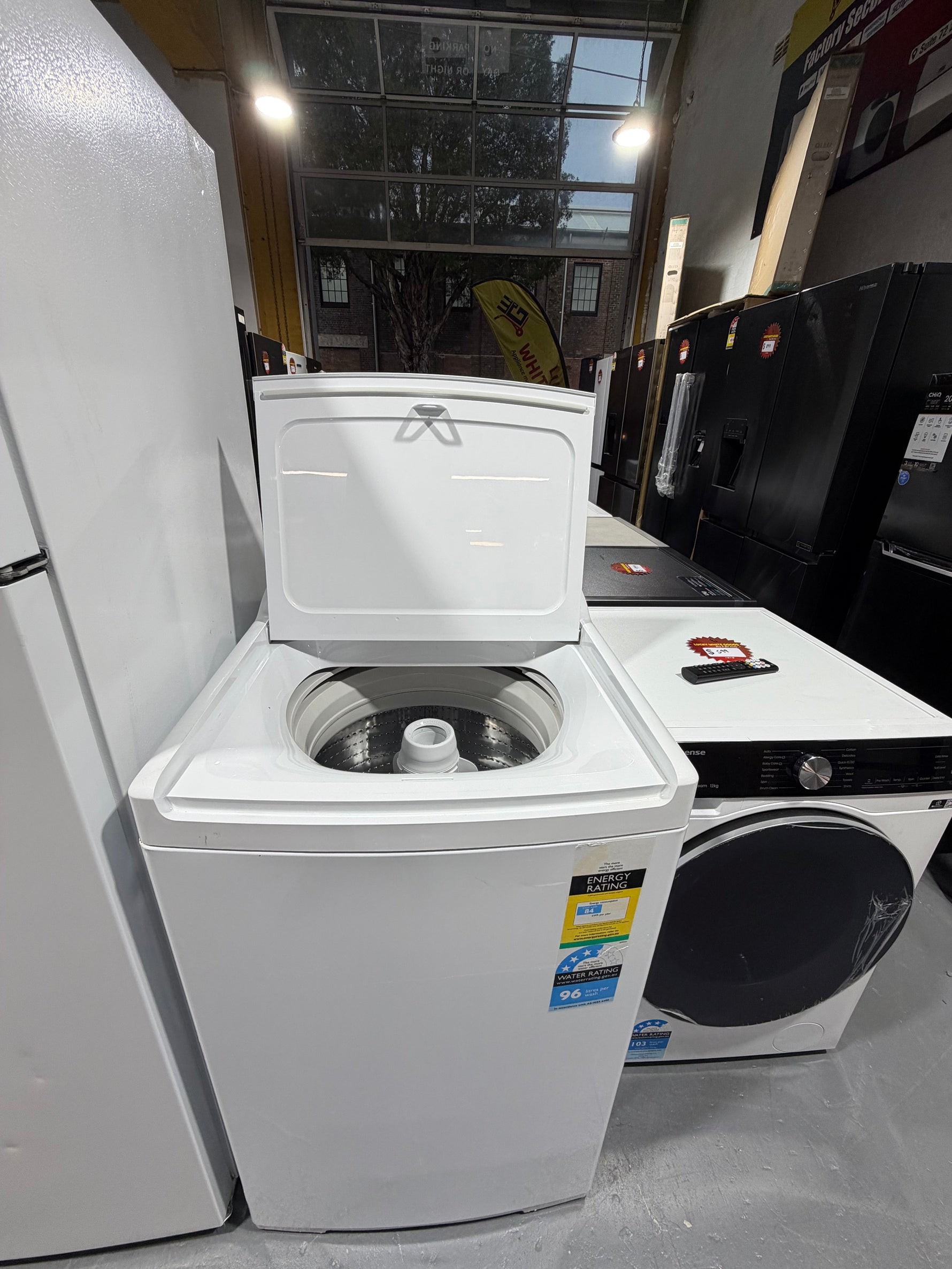 Refurbished Combo Chiq 348 ltr top mount fridge freezer & Fisher & Paykel 8 kg top loader washer | ALEXANDRIA