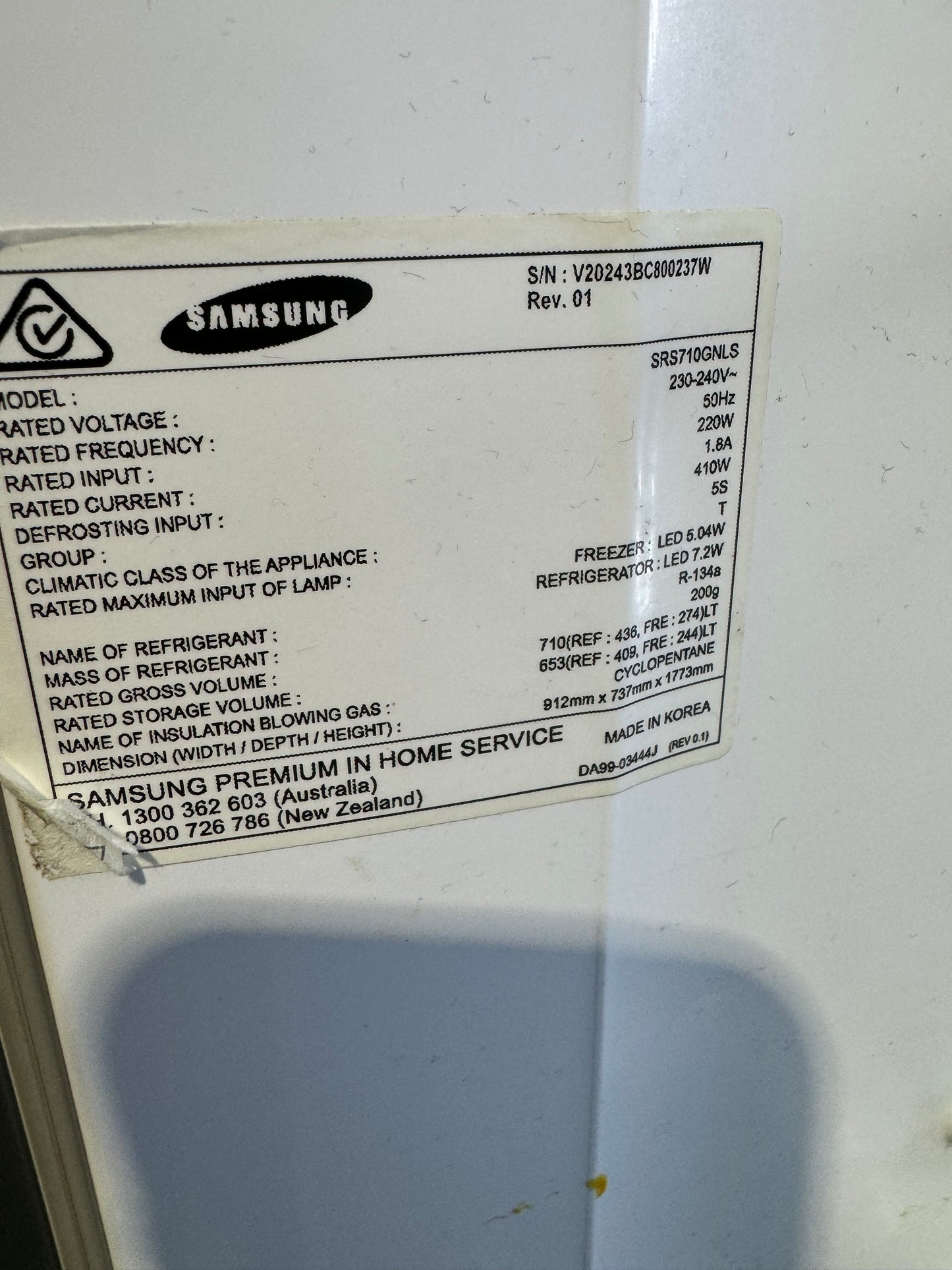 Refurbished Samsung 710 Litres Fridge Freezer | PERTH