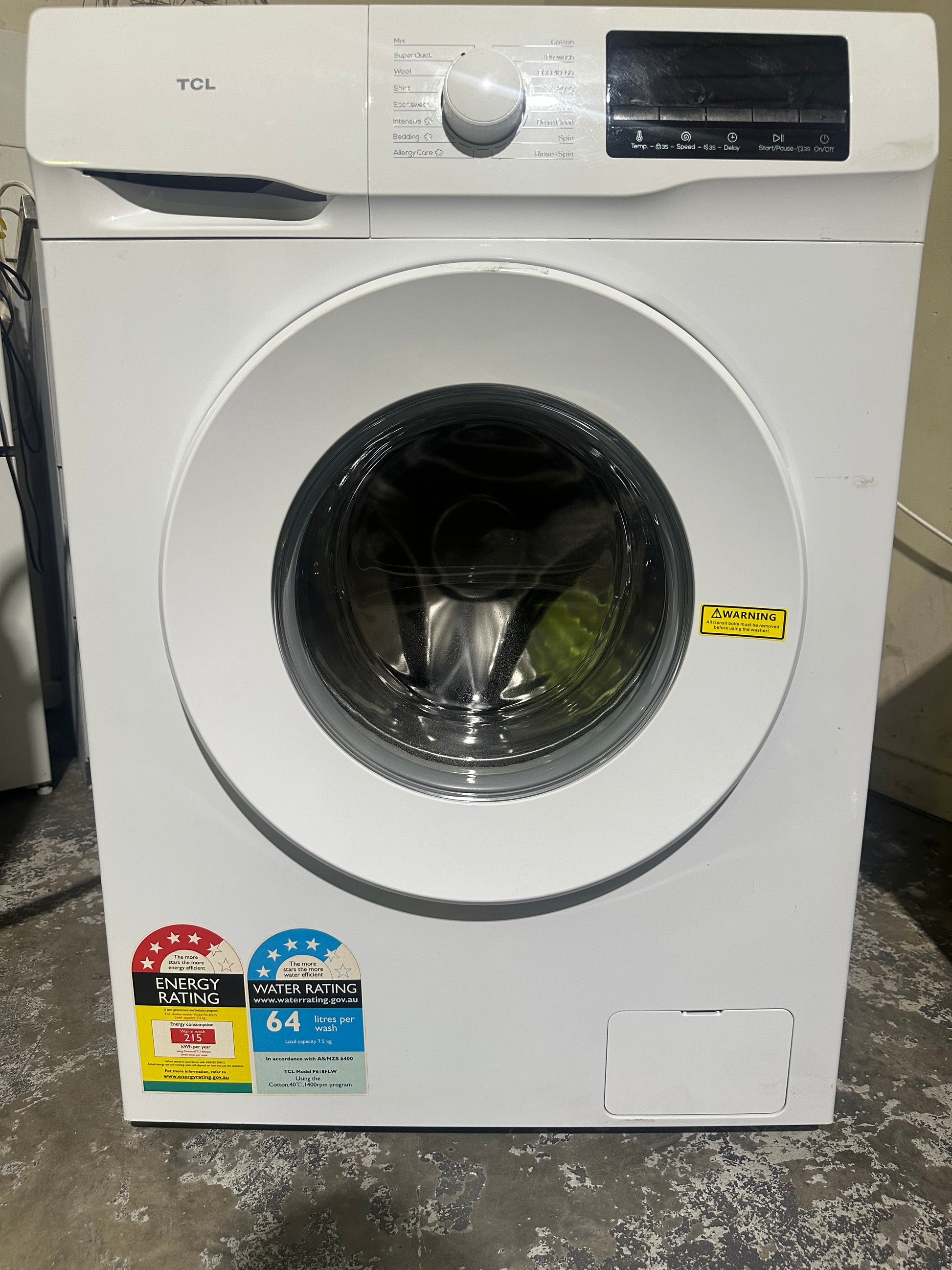 FactorySeconds TCL 7.5kg Washer | BRISBANE