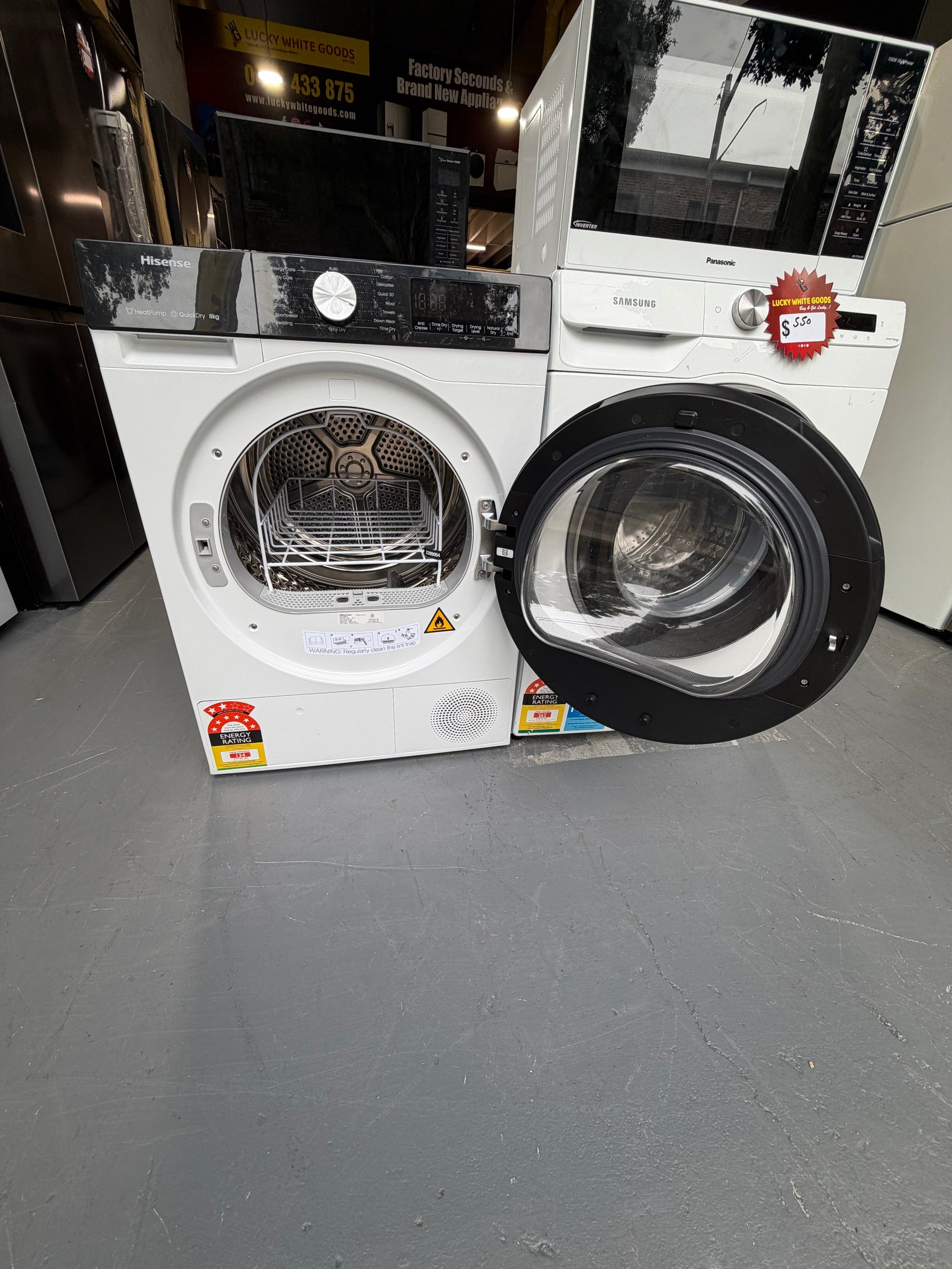 Refurbished Hisense 8 kg heat pump dryer | ALEXANDRIA