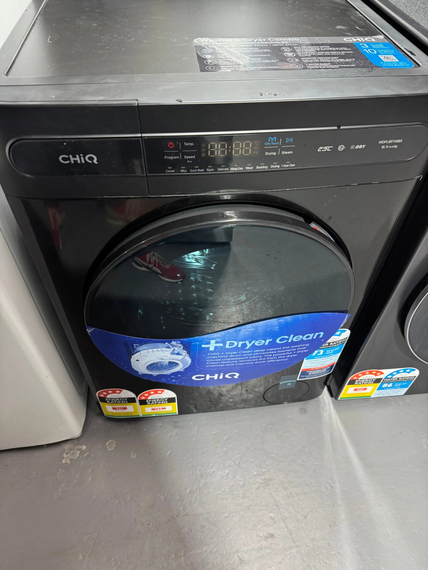 CHIQ 8.5 kg front loader washer | SYDNEY