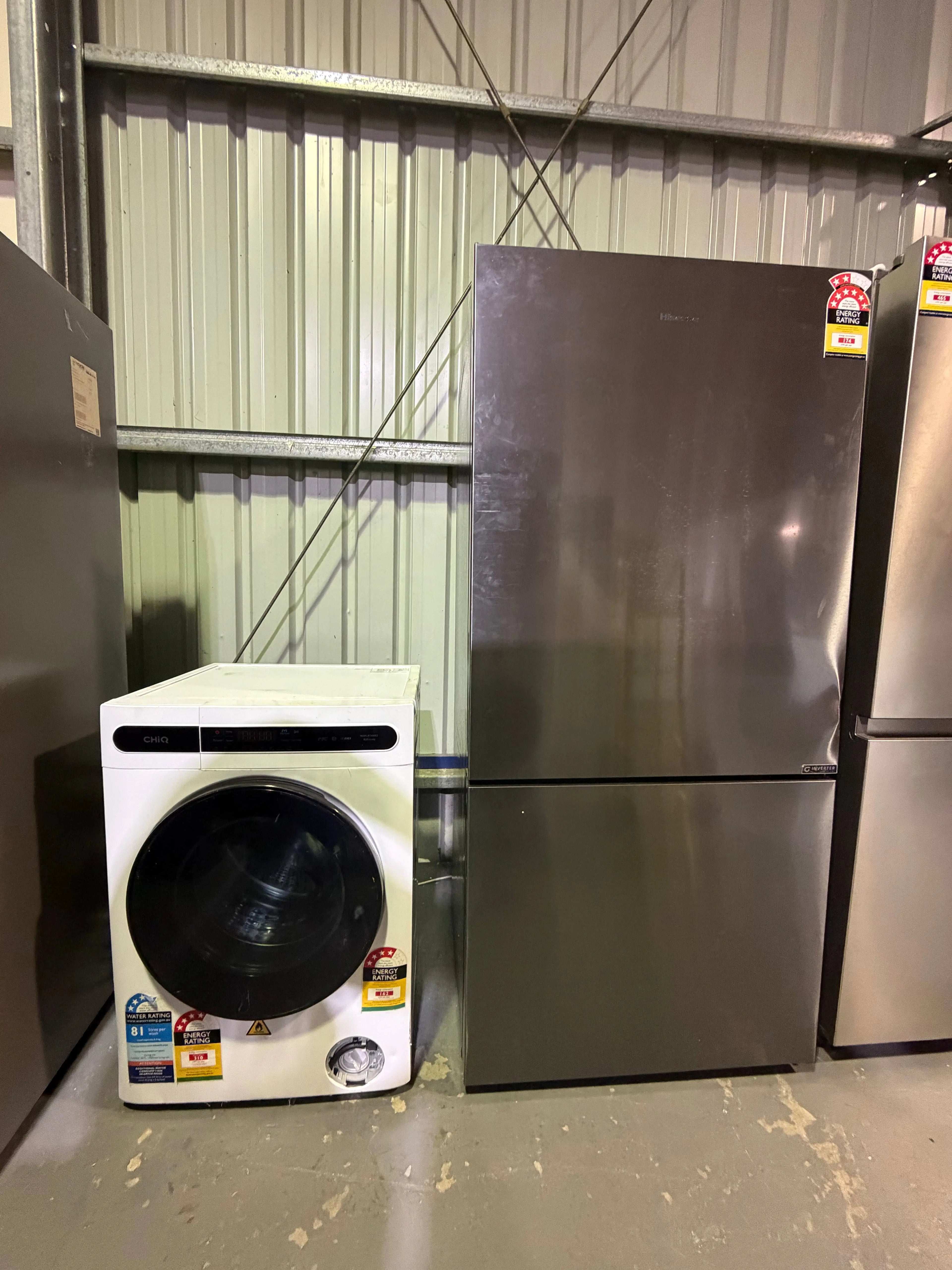 CHIQ 8KG washer & Hisense  Refrigerator/ Refurbished Combo | BRISBANE