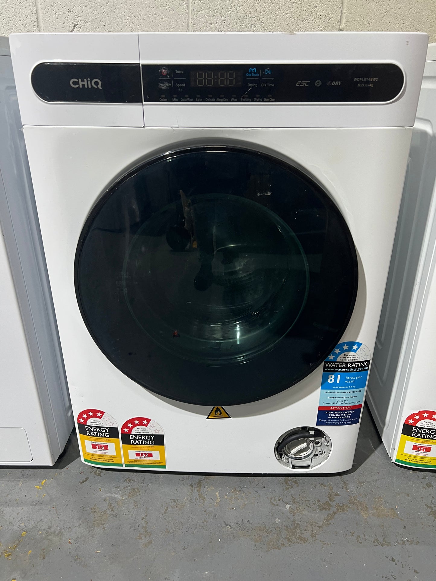 CHIQ 8kgs Washing Machine | ADELAIDE