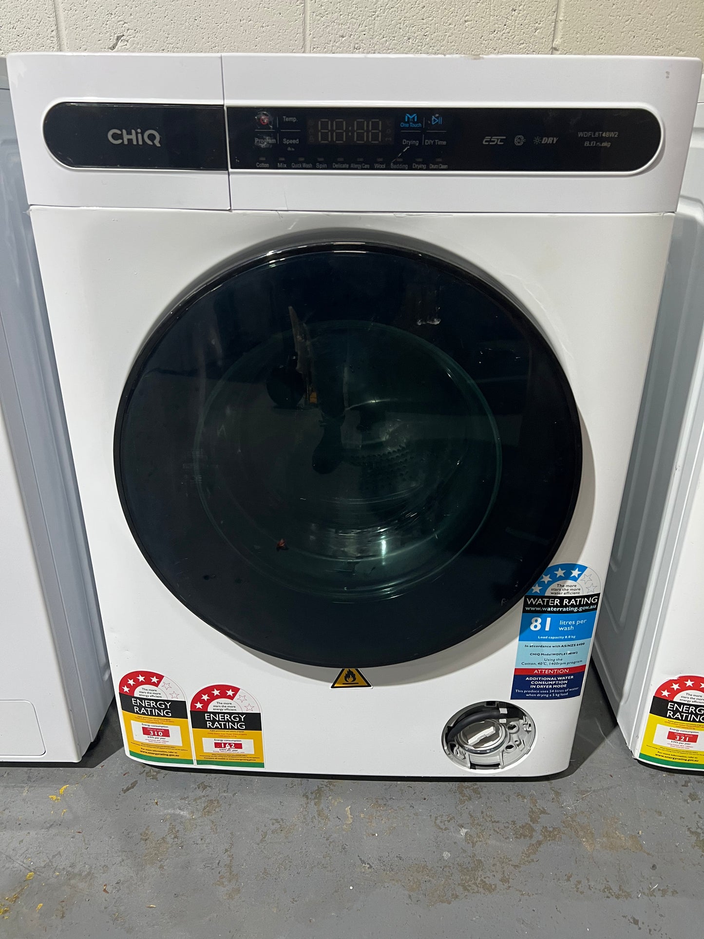 CHIQ 8kgs Washing Machine | ADELAIDE