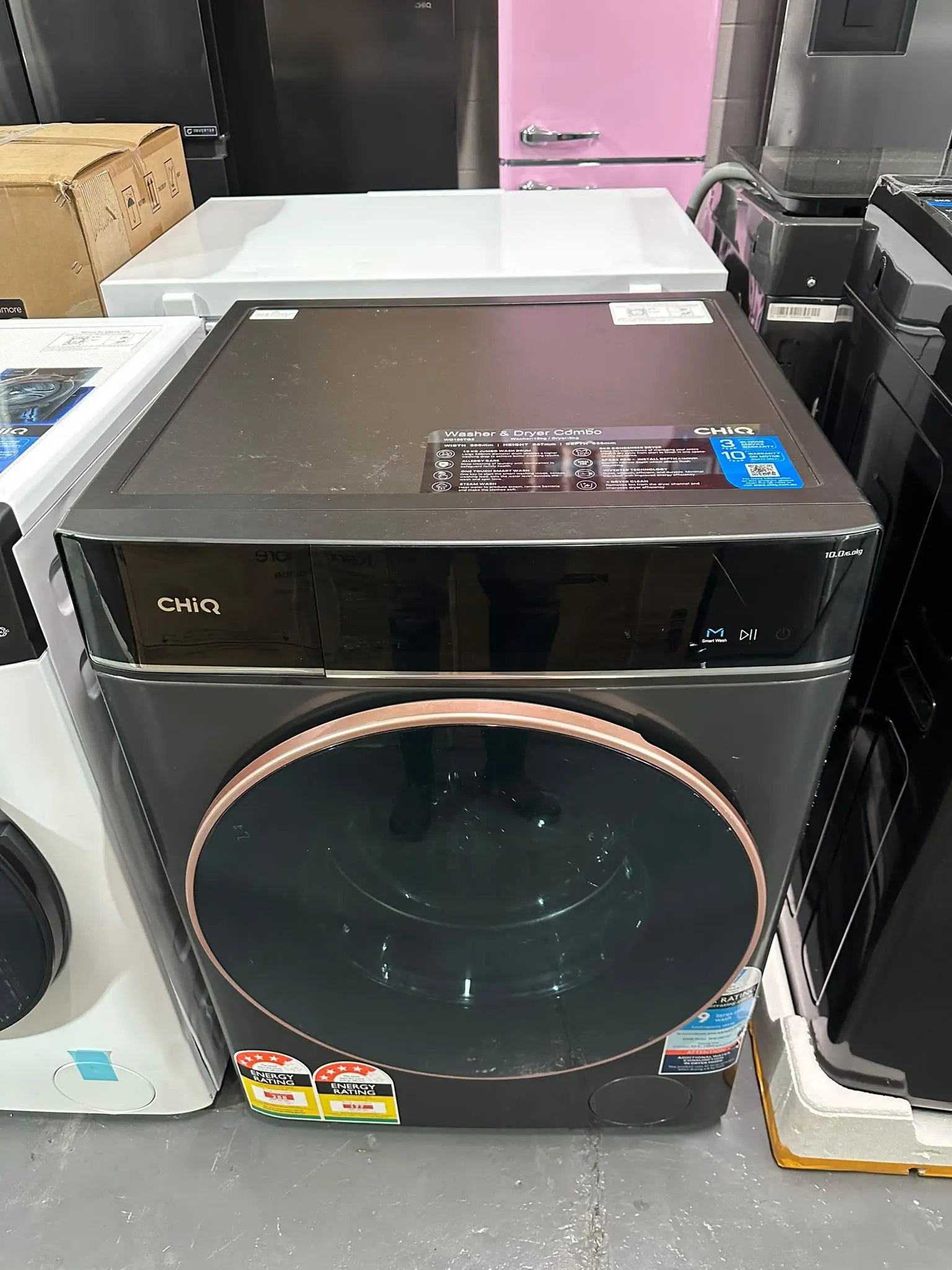 CHiQ 10kg Front Load Washing Machine – Factory Seconds
