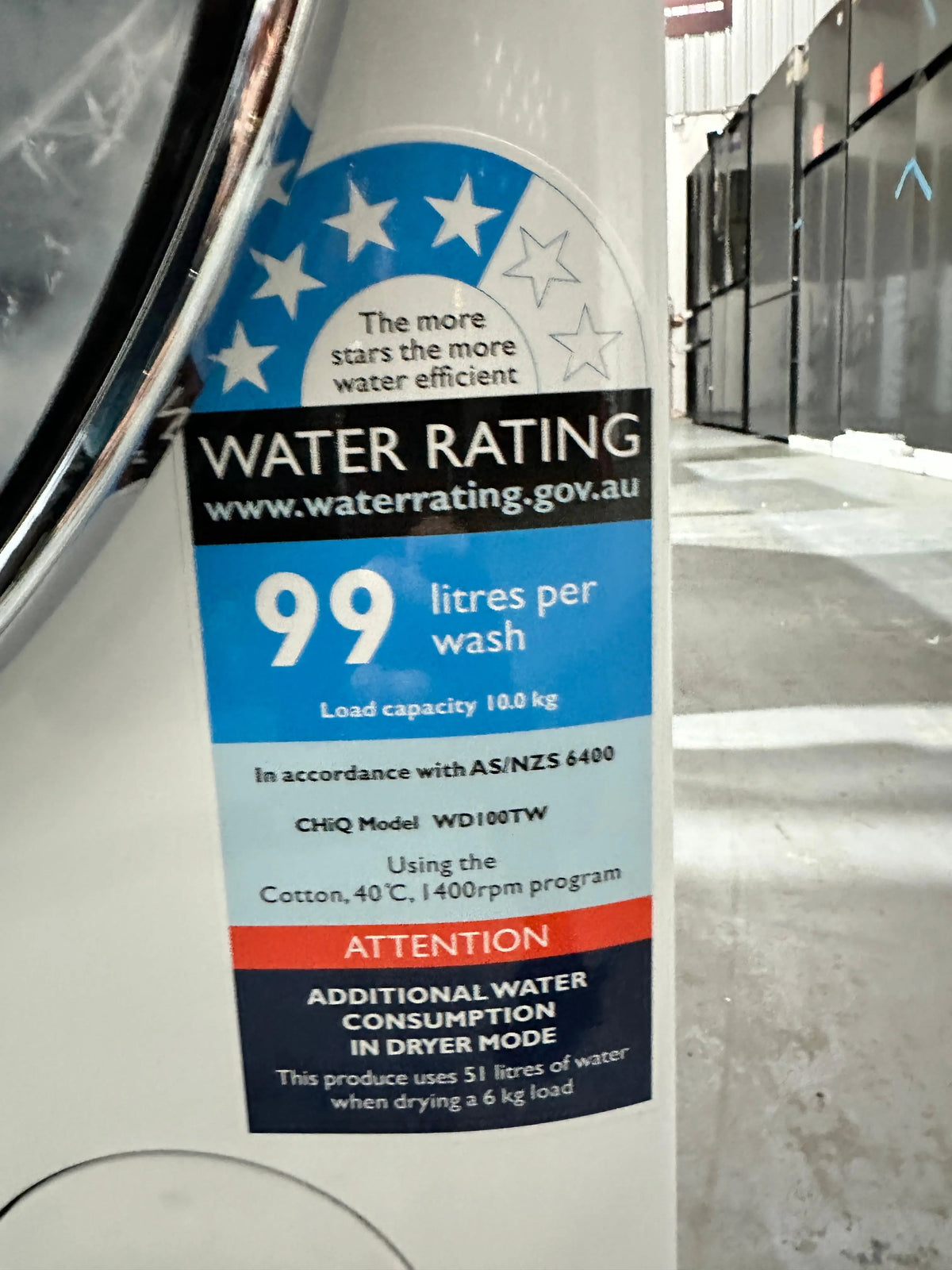 CHiQ 10kg Washer / 6kg Dryer Combo – Factory Second | ADELAIDE