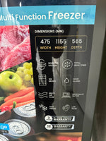 CHiQ 122L Hybrid Upright Fridge/Freezer – Factory Seconds | CSH121NBS | MELBOURNE