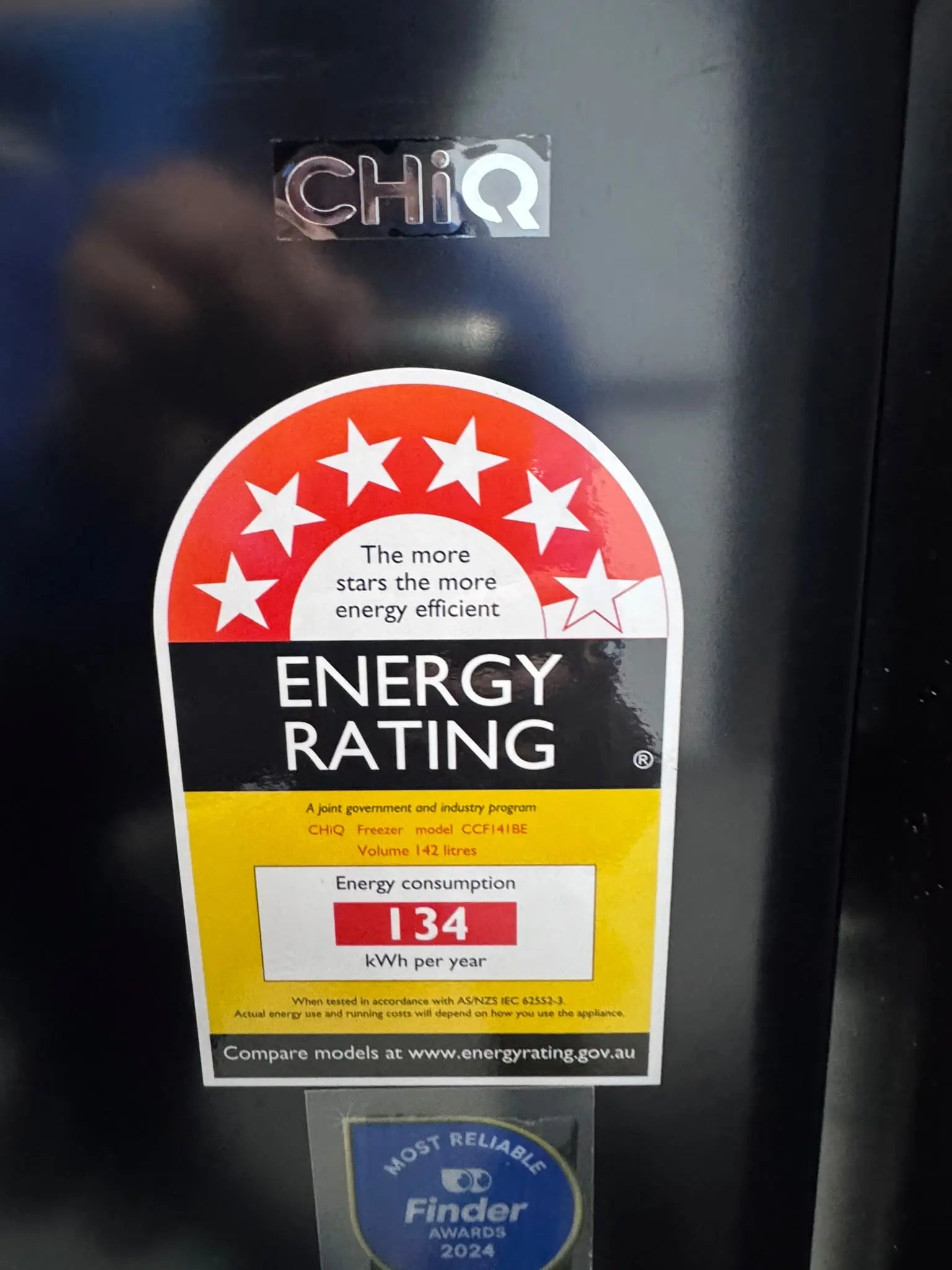 CHiQ 142L Black Chest Freezer – Factory Seconds