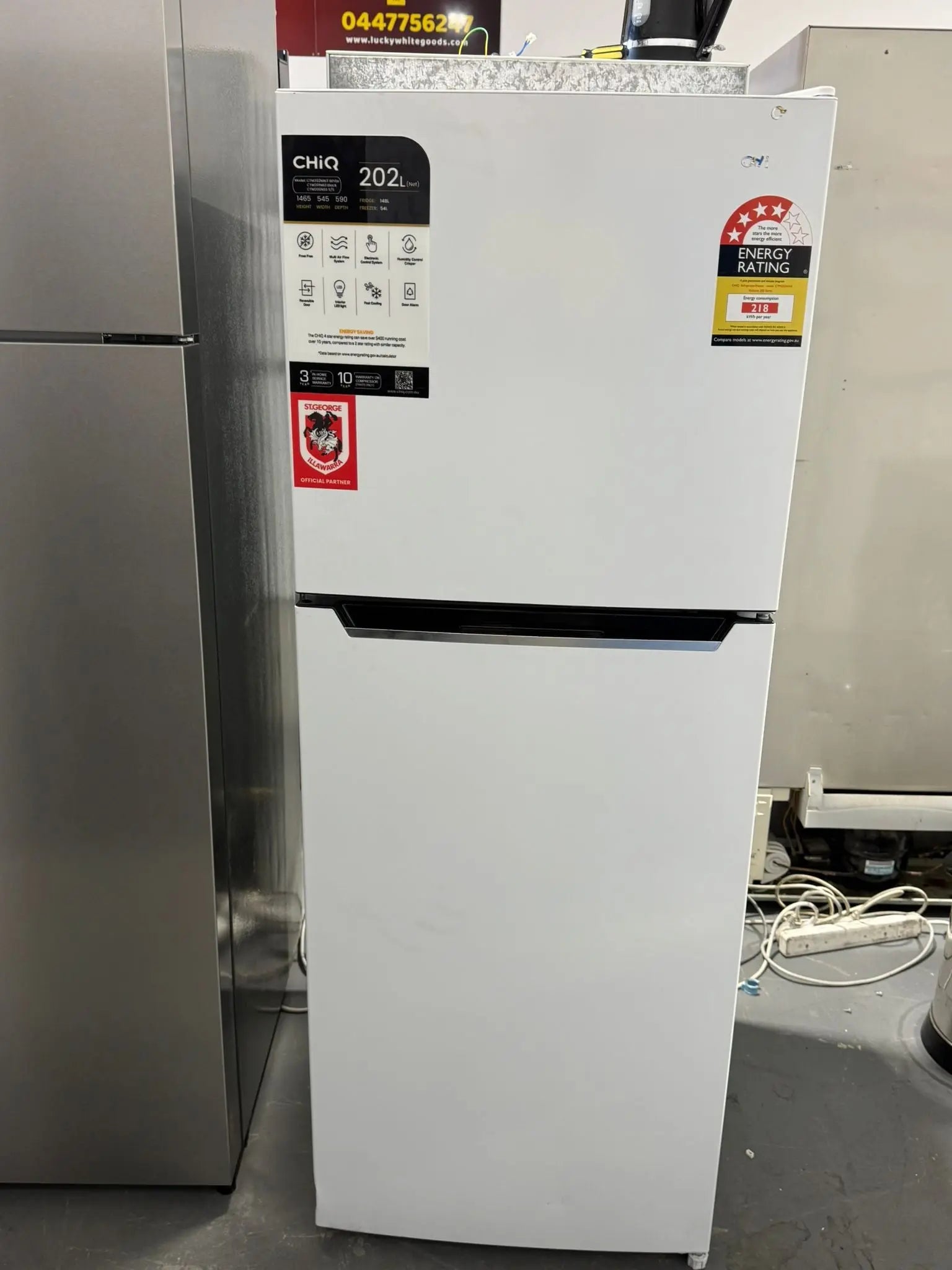 CHiQ 202L Top Mount Fridge Freezer – Refurbished | PERTH