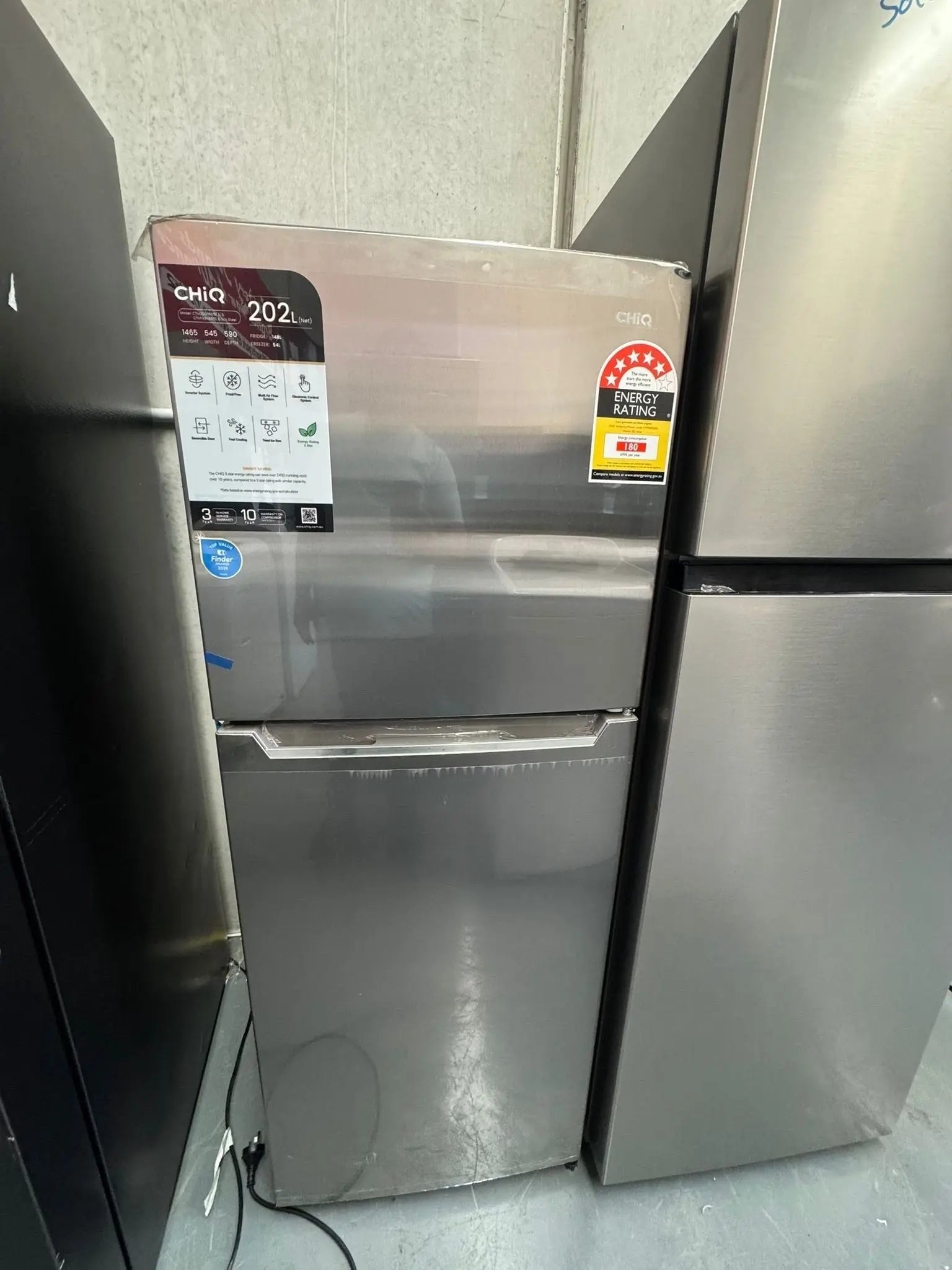 CHiQ 202L Top Mount Fridge Freezer (Factory Seconds) | RESERVOIR