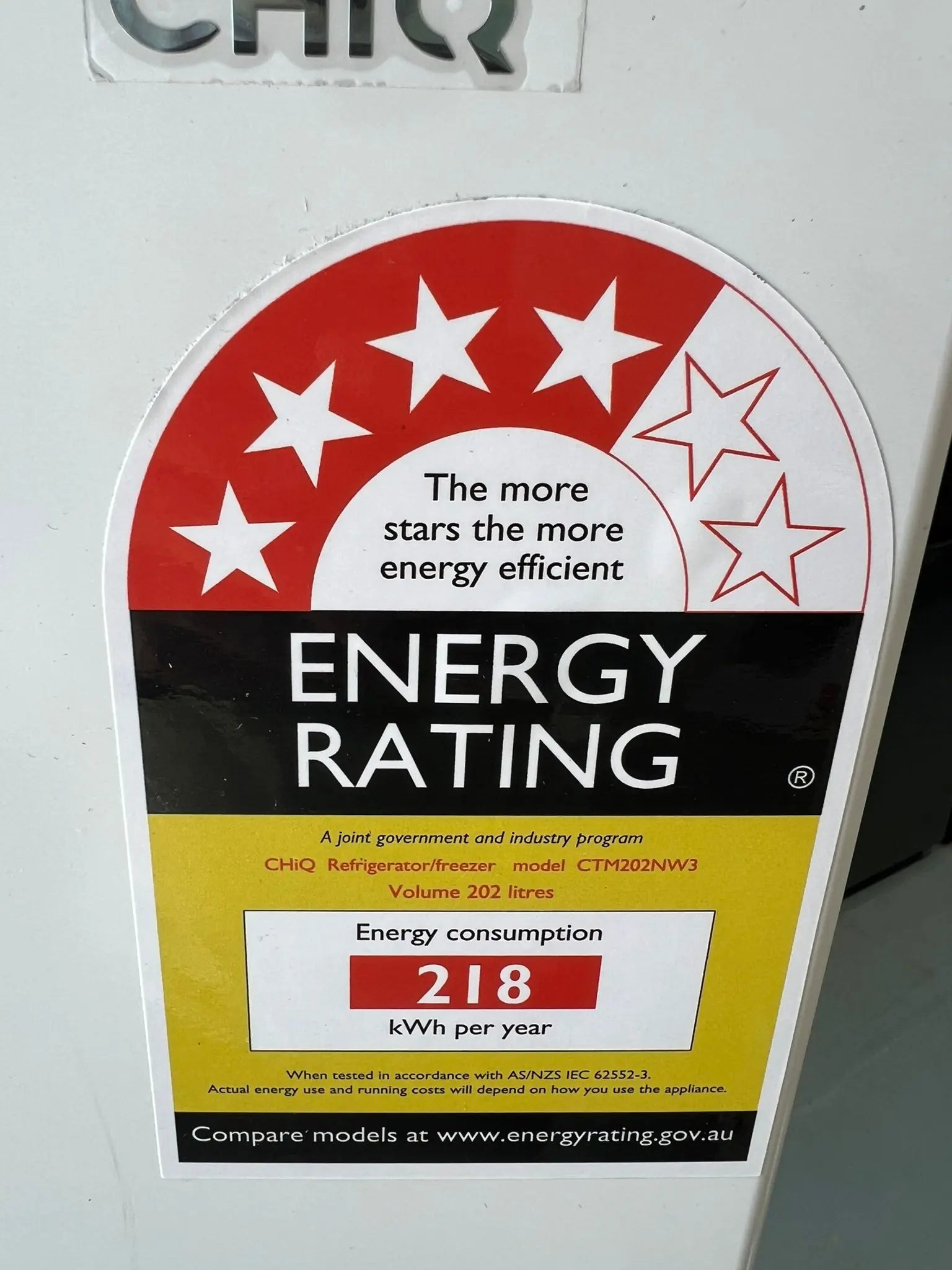 CHiQ 202L Top Mount Fridge – Factory Second – CTM202NW3 | ADELAIDE