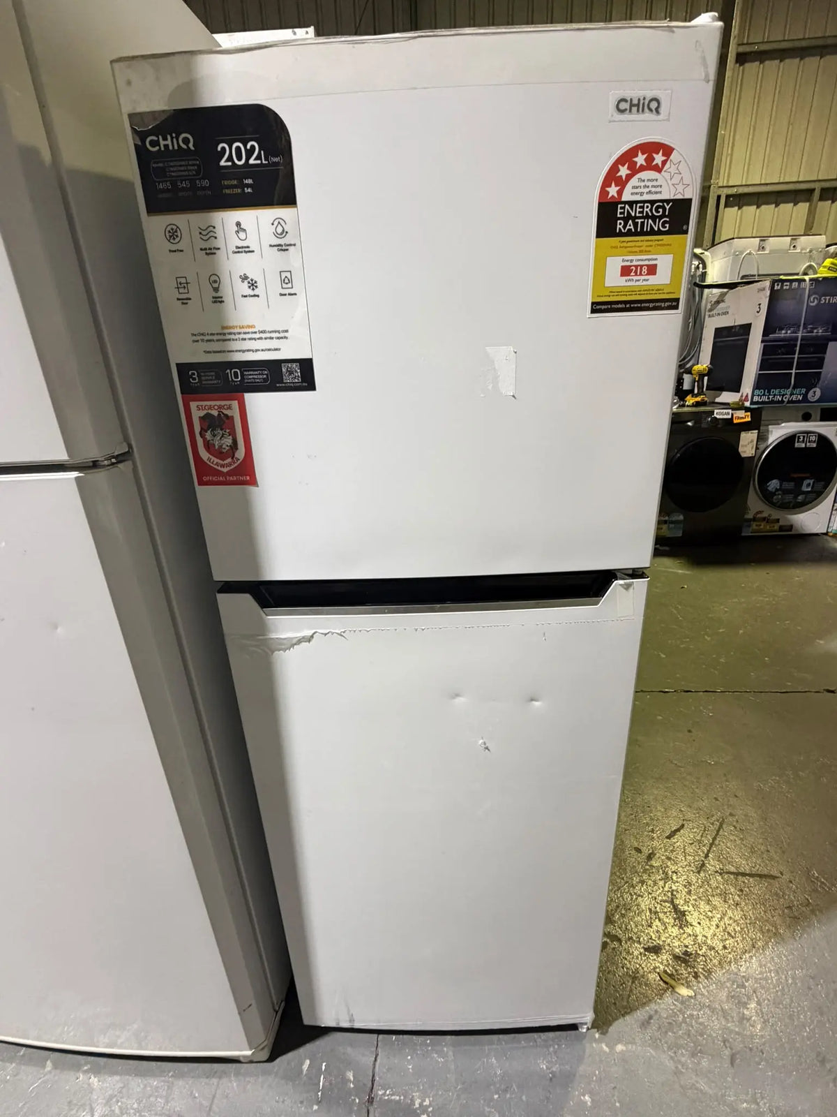 CHiQ 202L Top Mount Fridge – Near New Condition | BRISBANE