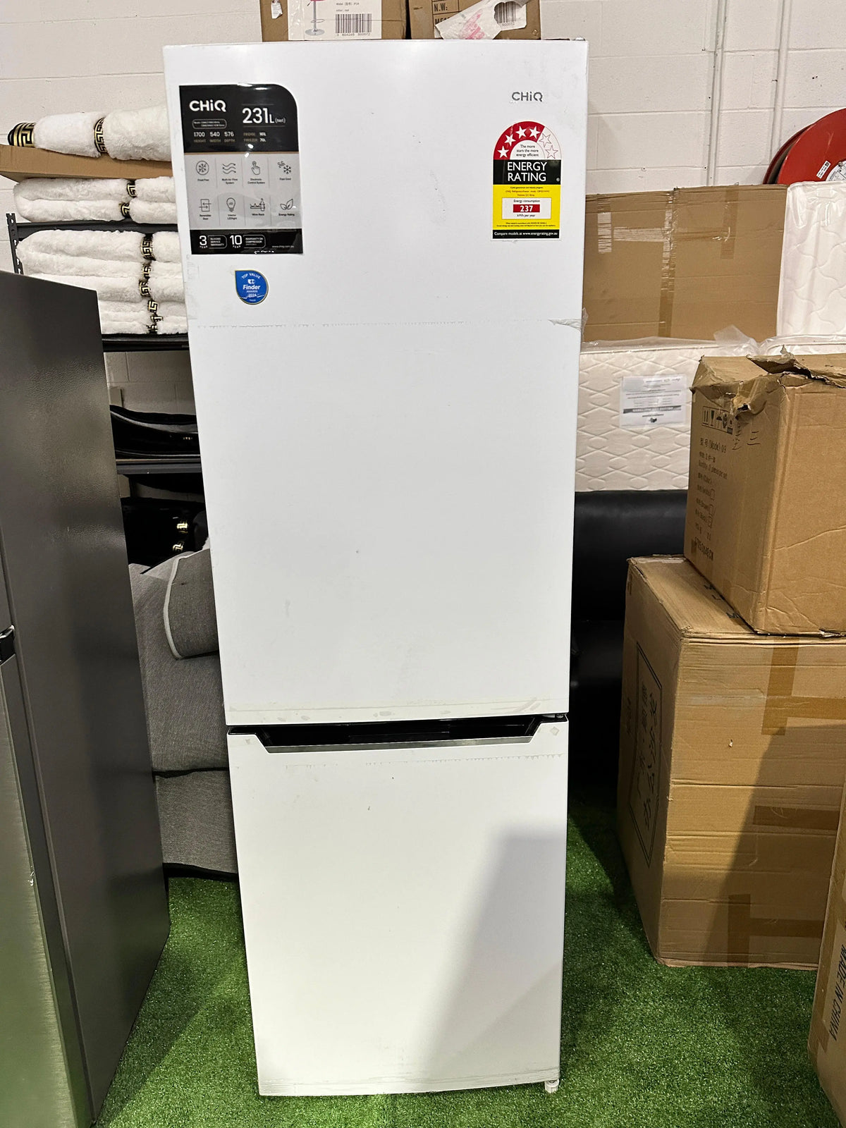 CHiQ 231L Bottom Mount Refrigerator – Near New | ADELAIDE