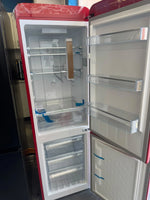 CHiQ 231L Red Retro Bottom Mount Fridge Freezer – Factory Second | PERTH