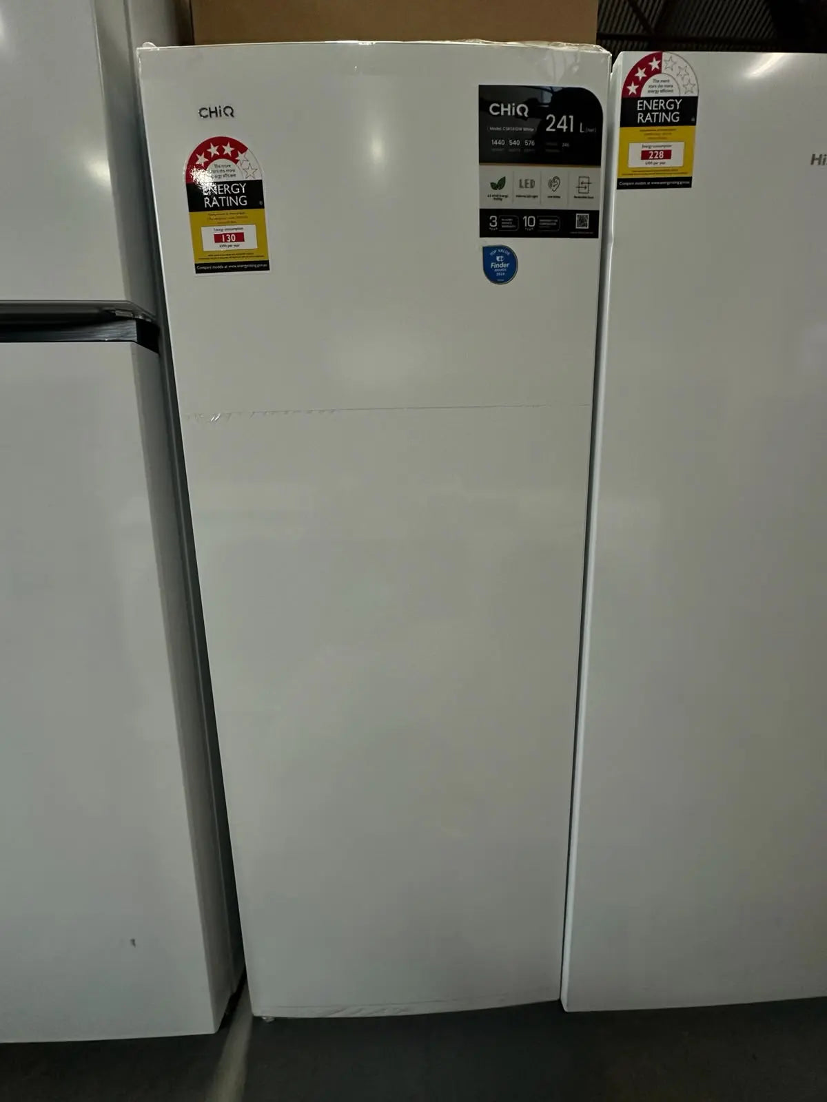 CHiQ 241L Vertical Fridge (Factory Seconds)