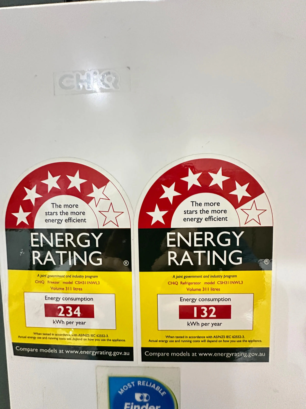 CHiQ 311L Upright Hybrid Refrigerator / Freezer – Near New | ADELAIDE