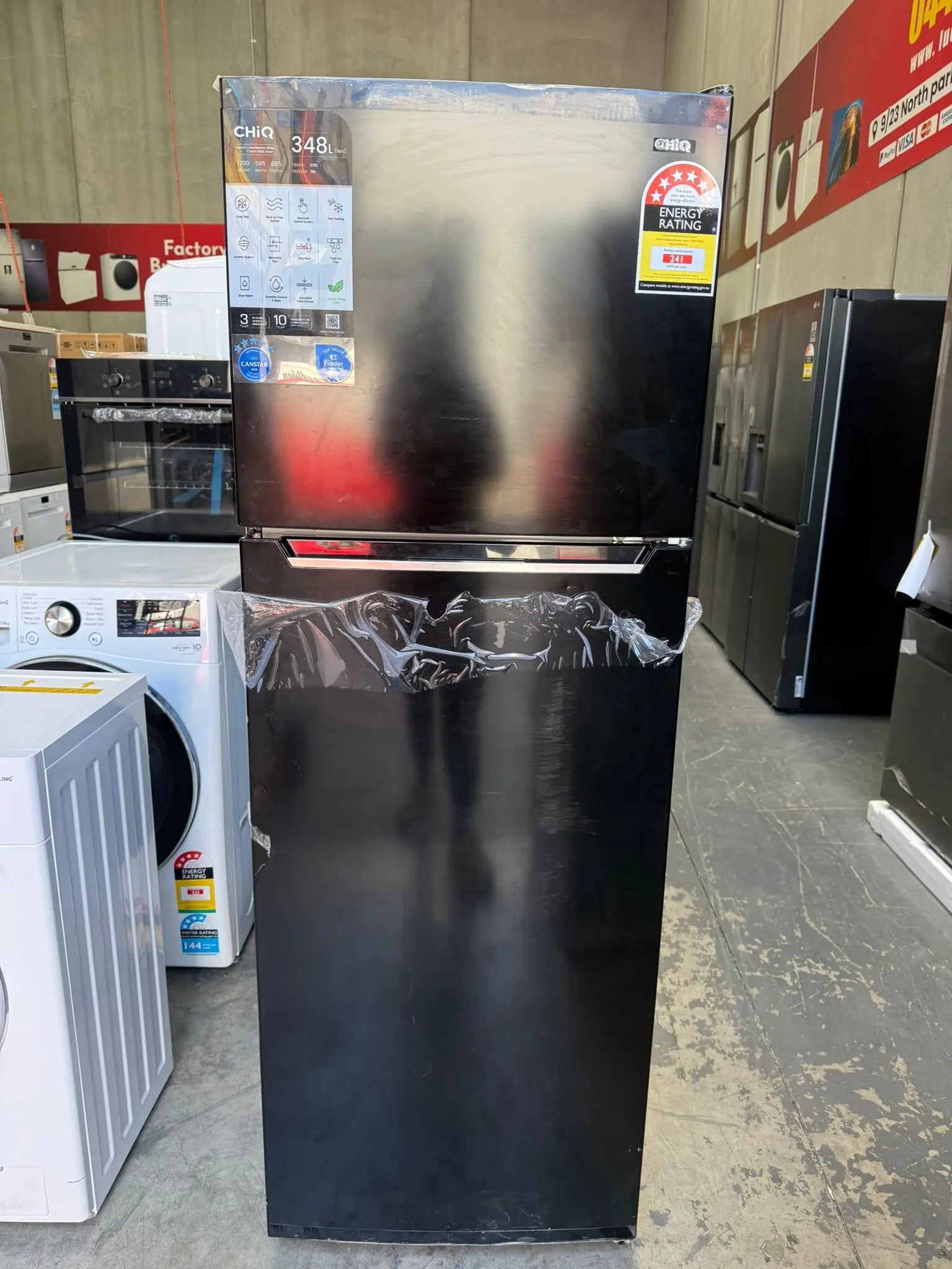 CHiQ 348L Fridge + Stirling 6kg Washing Machine Combo – Refurbished | MELBOURNE