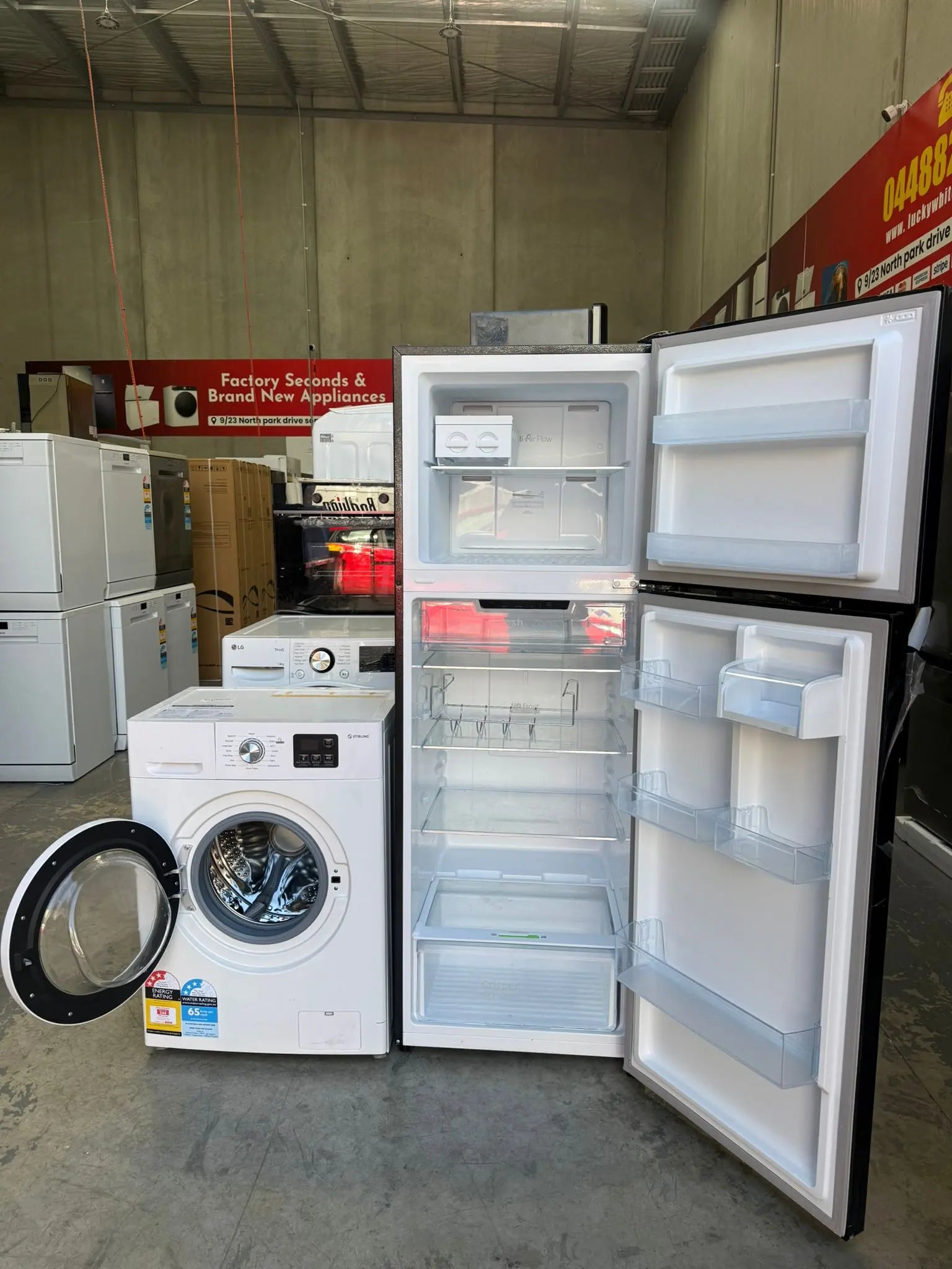 CHiQ 348L Fridge + Stirling 6kg Washing Machine Combo – Refurbished | MELBOURNE