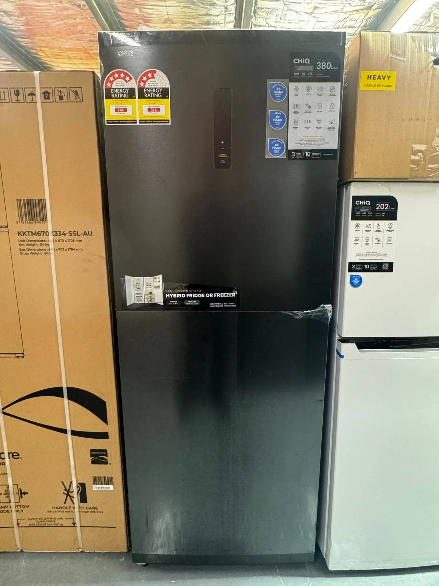 CHiQ 380L Hybrid Refrigerator Freezer – Factory Second | SYDNEY
