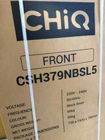 CHiQ 380L Hybrid Upright Freezer CSH379NBSL5 (Black Steel) – Factory Seconds (Carton Damage)
