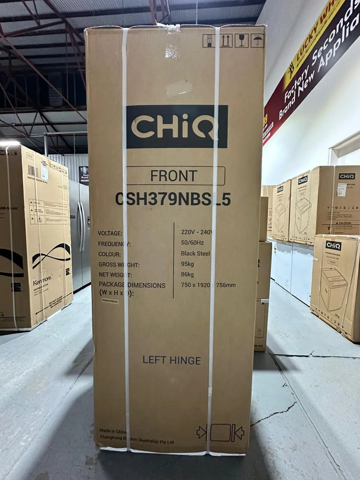 CHiQ 380L Vertical Hybrid Fridge Freezer – Brand New | ADELAIDE