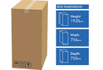 CHiQ 380L Vertical Hybrid Fridge Freezer – Brand New | ADELAIDE