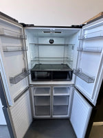 CHiQ 503L Cross Door Fridge Freezer in Black Steel – Factory Second | PERTH