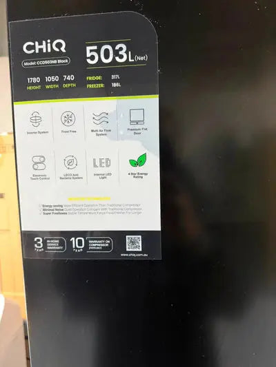 CHiQ 503L Fridge + Fisher & Paykel 10kg Washer Combo – Refurbished