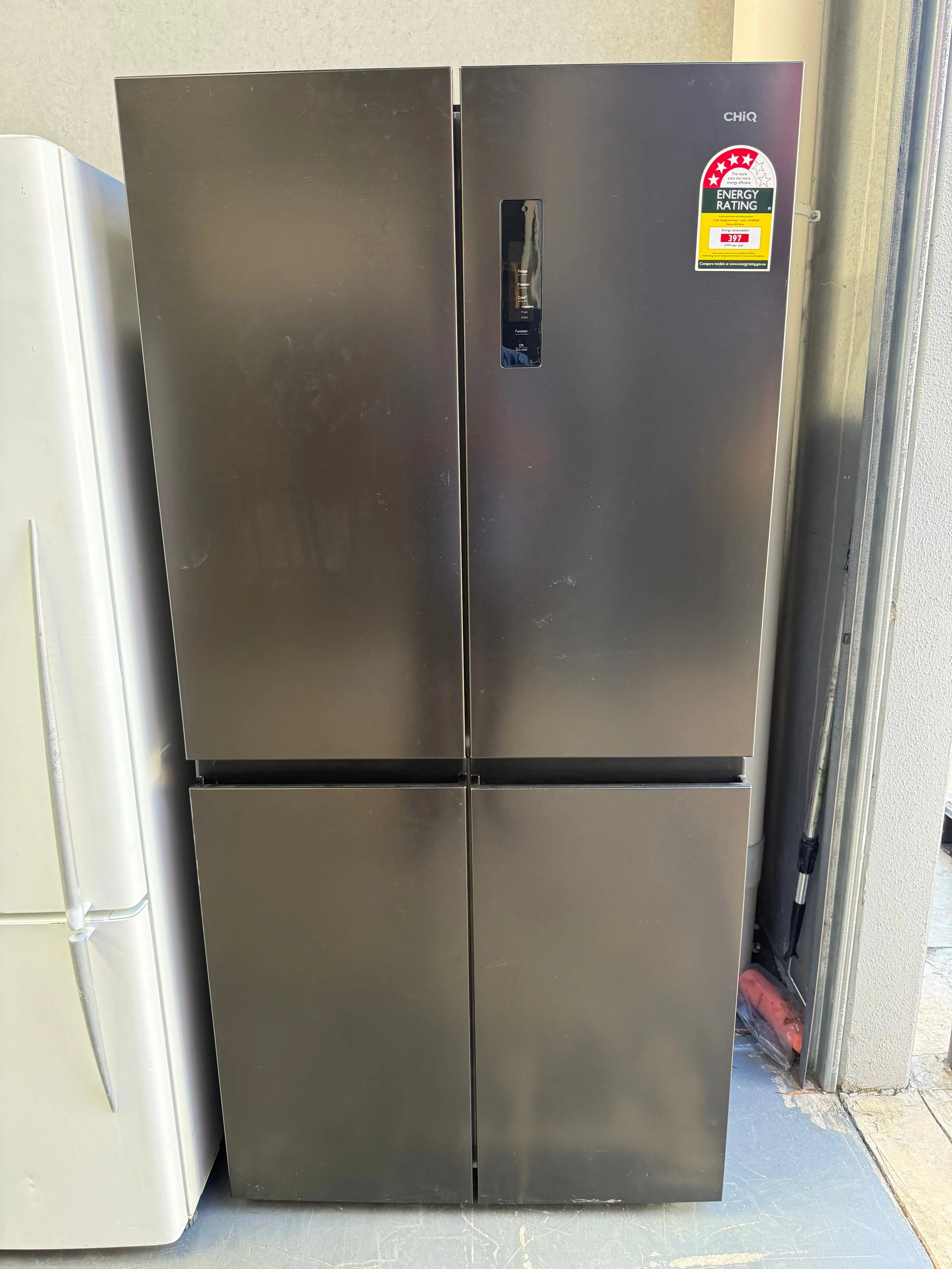 CHiQ 503L Quad Door Fridge – Refurbished | CCD502NBS | Lucky white goods